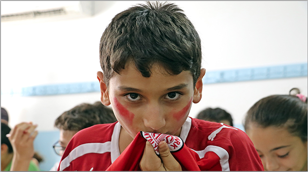 Bu okulda üniforma Antalyaspor forması