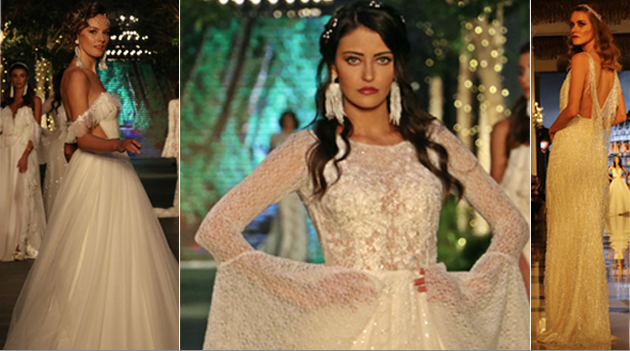 Ünlü mankenler podyumda