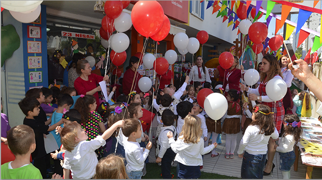 Çocuklar, 23 Nisan'ı kutladı