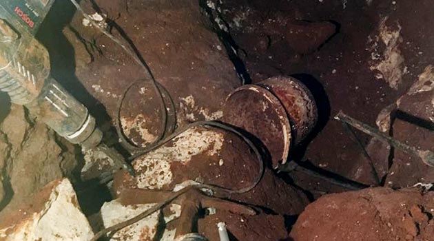 Kaçak kazıya suçüstü