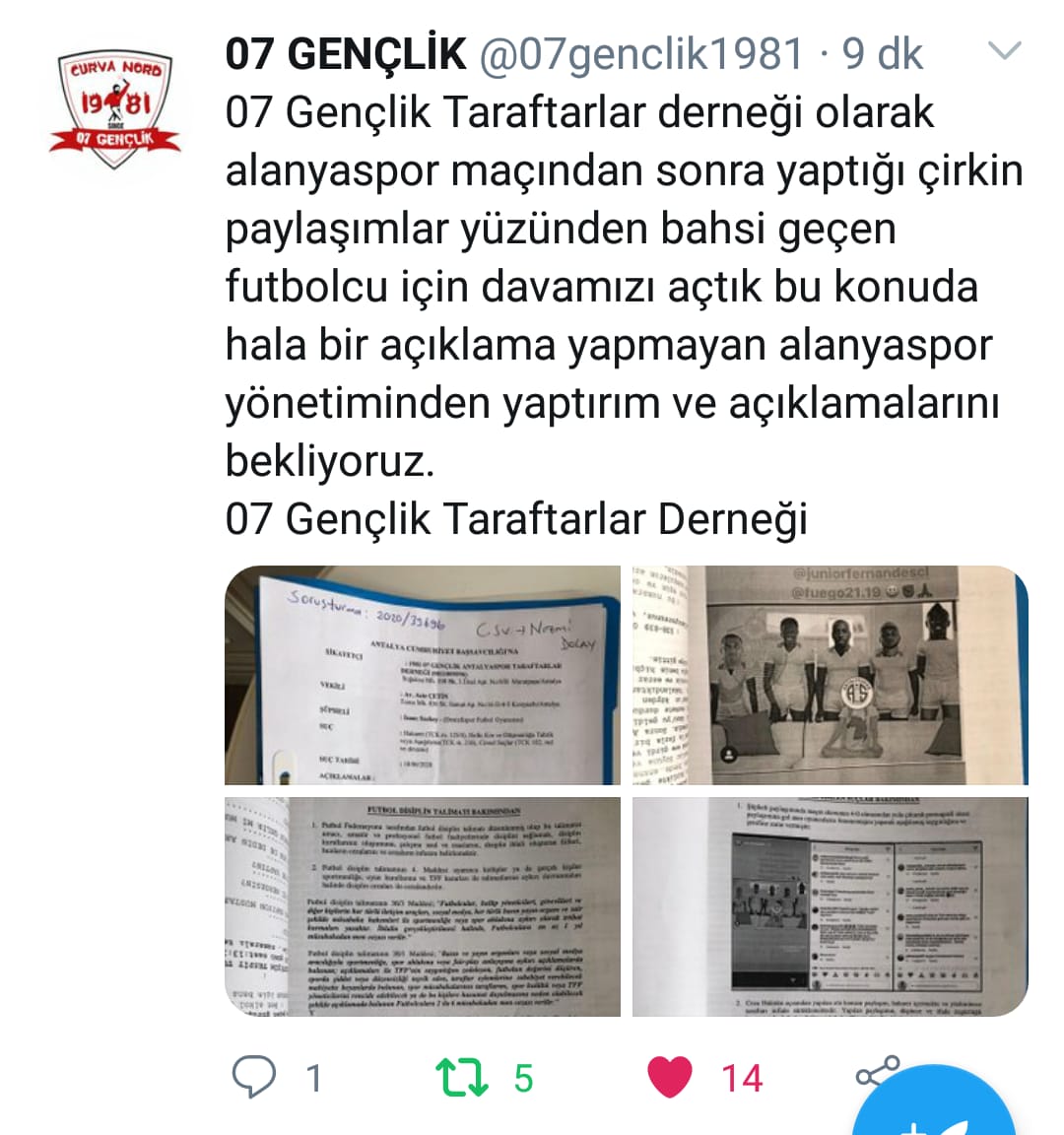 Sackey hakkında suç duyurusu