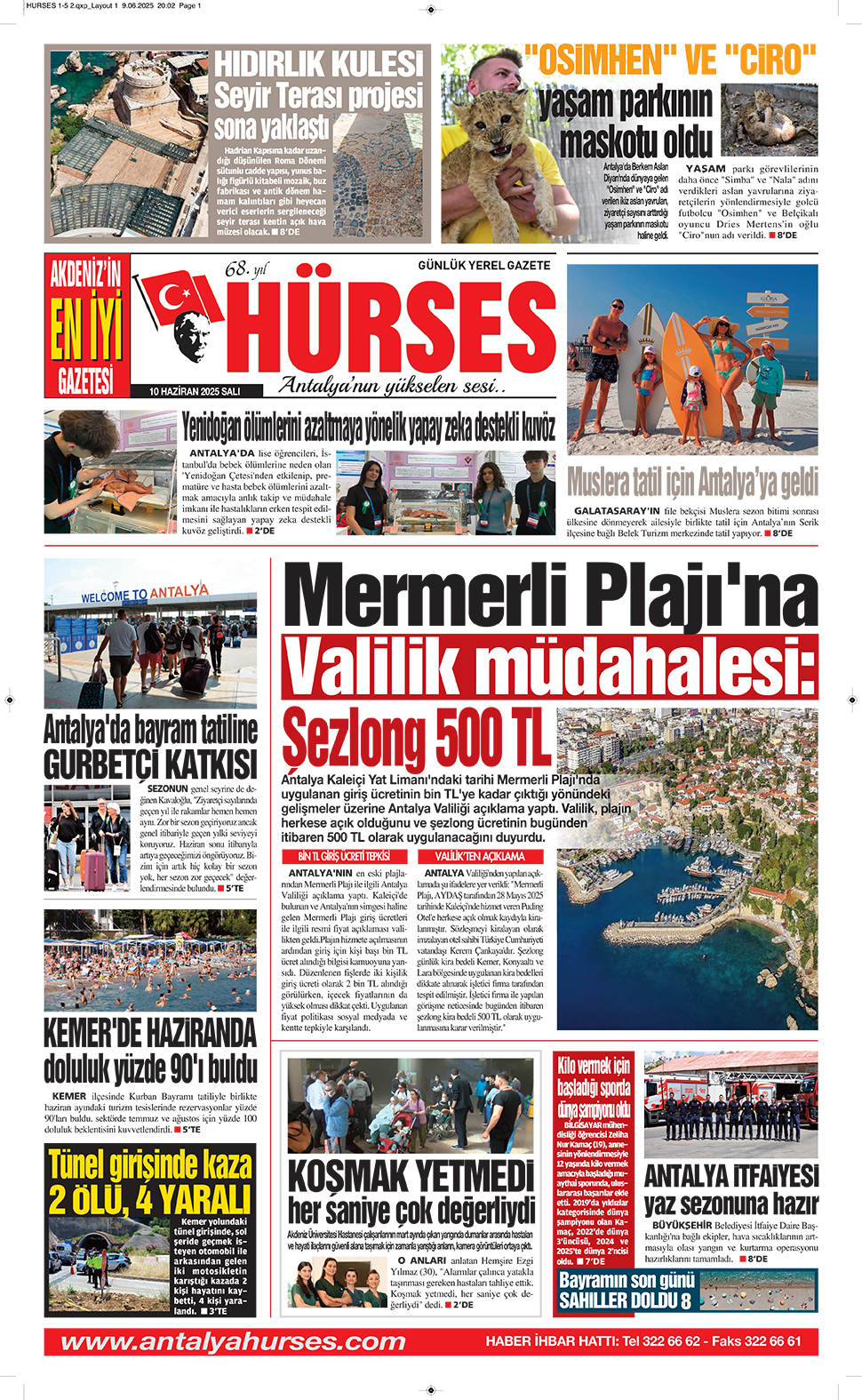 ANTALYANIN YÜKSELEN SESİ HÜRSES 10 HAZİRAN 2025
