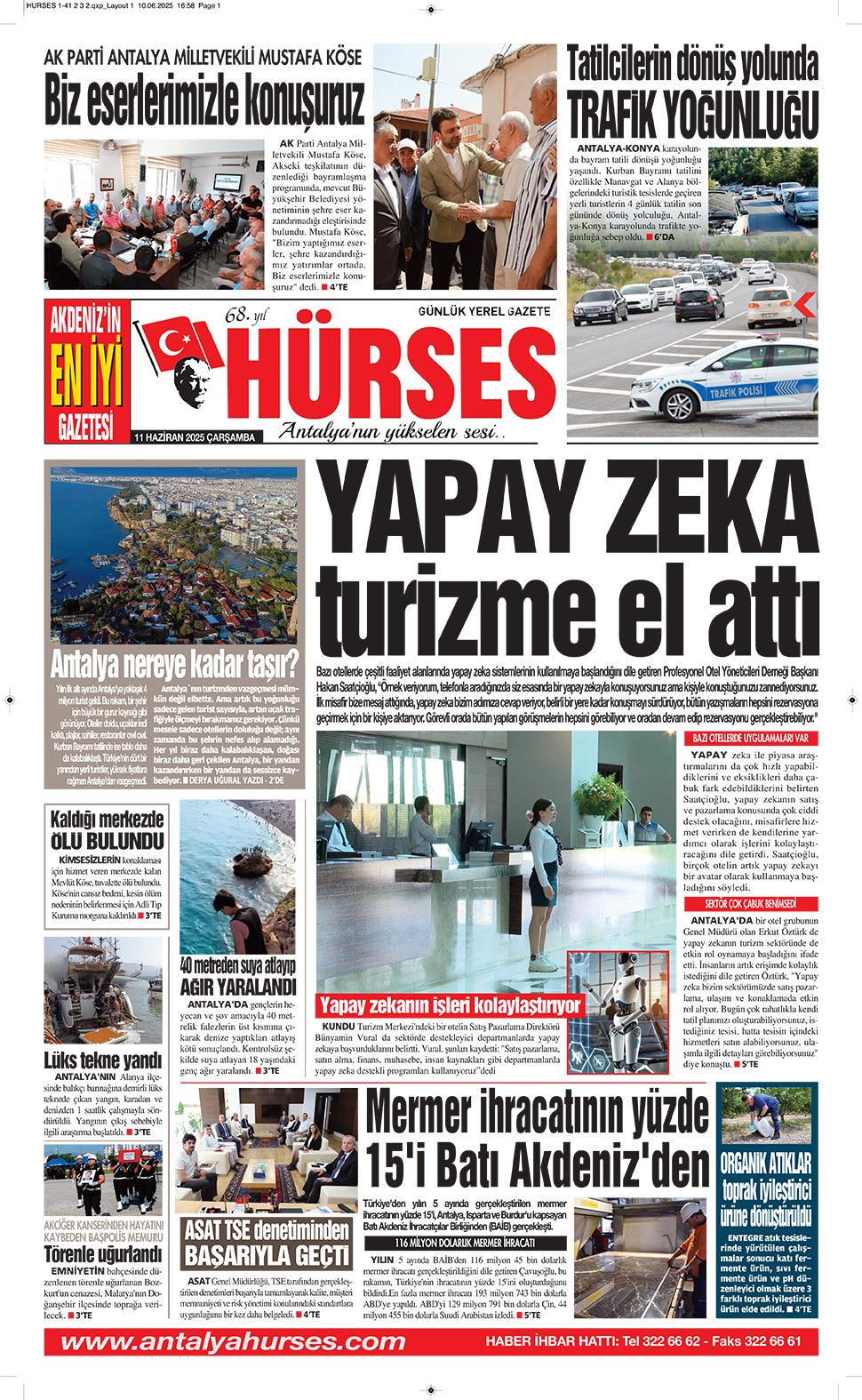 ANTALYANIN YÜKSELEN SESİ HÜRSES 11 HAZİRAN 2025