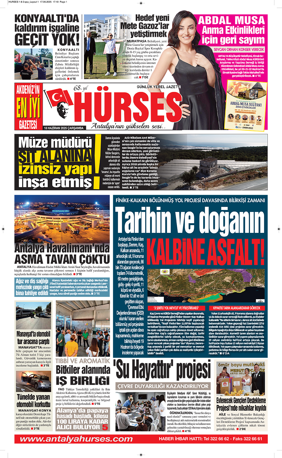 ANTALYANIN YÜKSELEN SESİ HÜRSES 18 HAZİRAN 2025