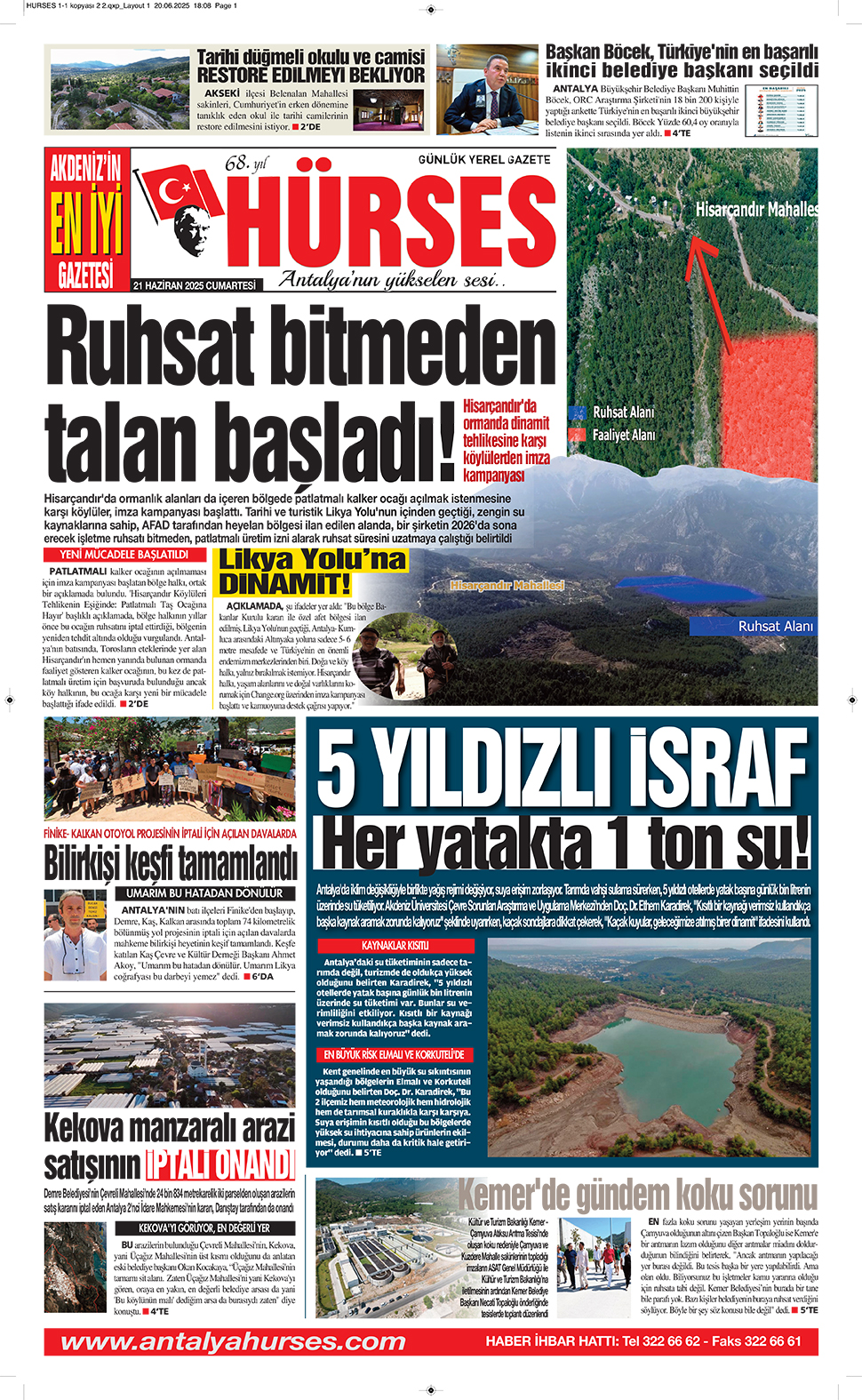 ANTALYANIN YÜKSELEN SESİ HÜRSES 21 HAZİRAN 2025