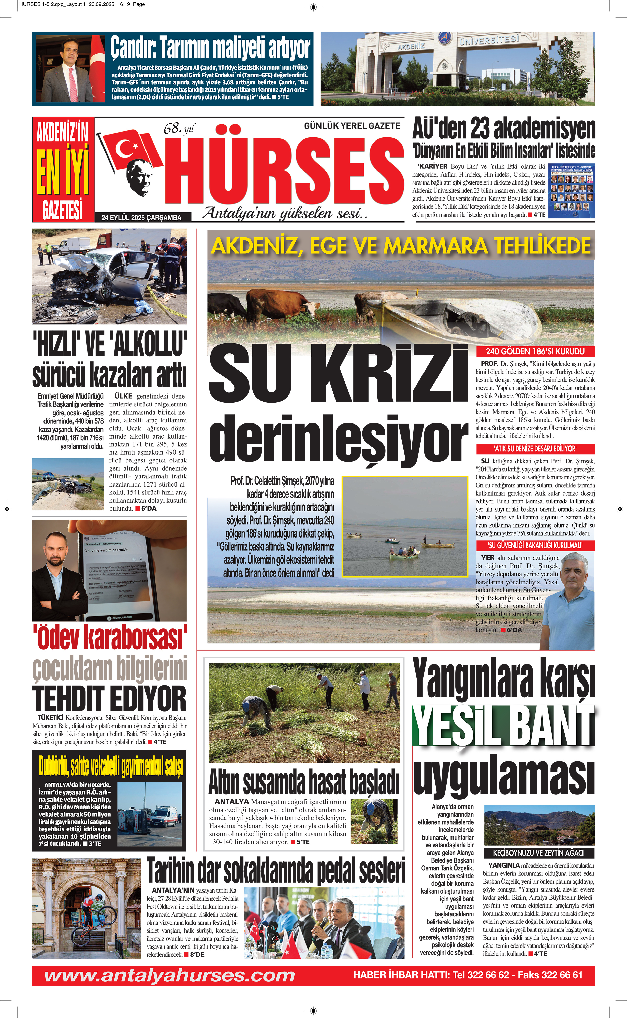 ANTALYANIN YÜKSELEN SESİ HÜRSES 24 EYLÜL 2025