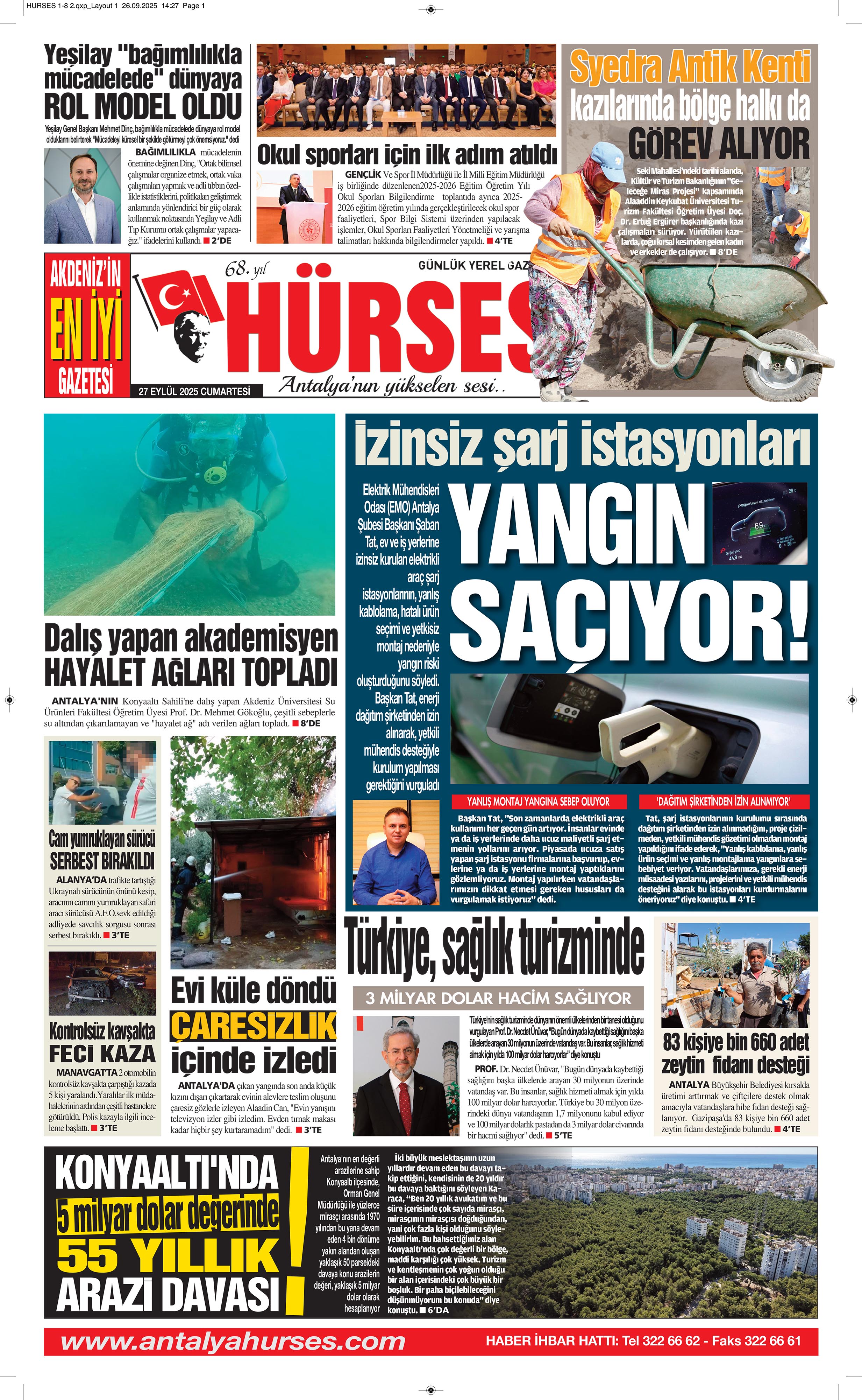 ANTALYANIN YÜKSELEN SESİ HÜRSES 27 EYLÜL 2025