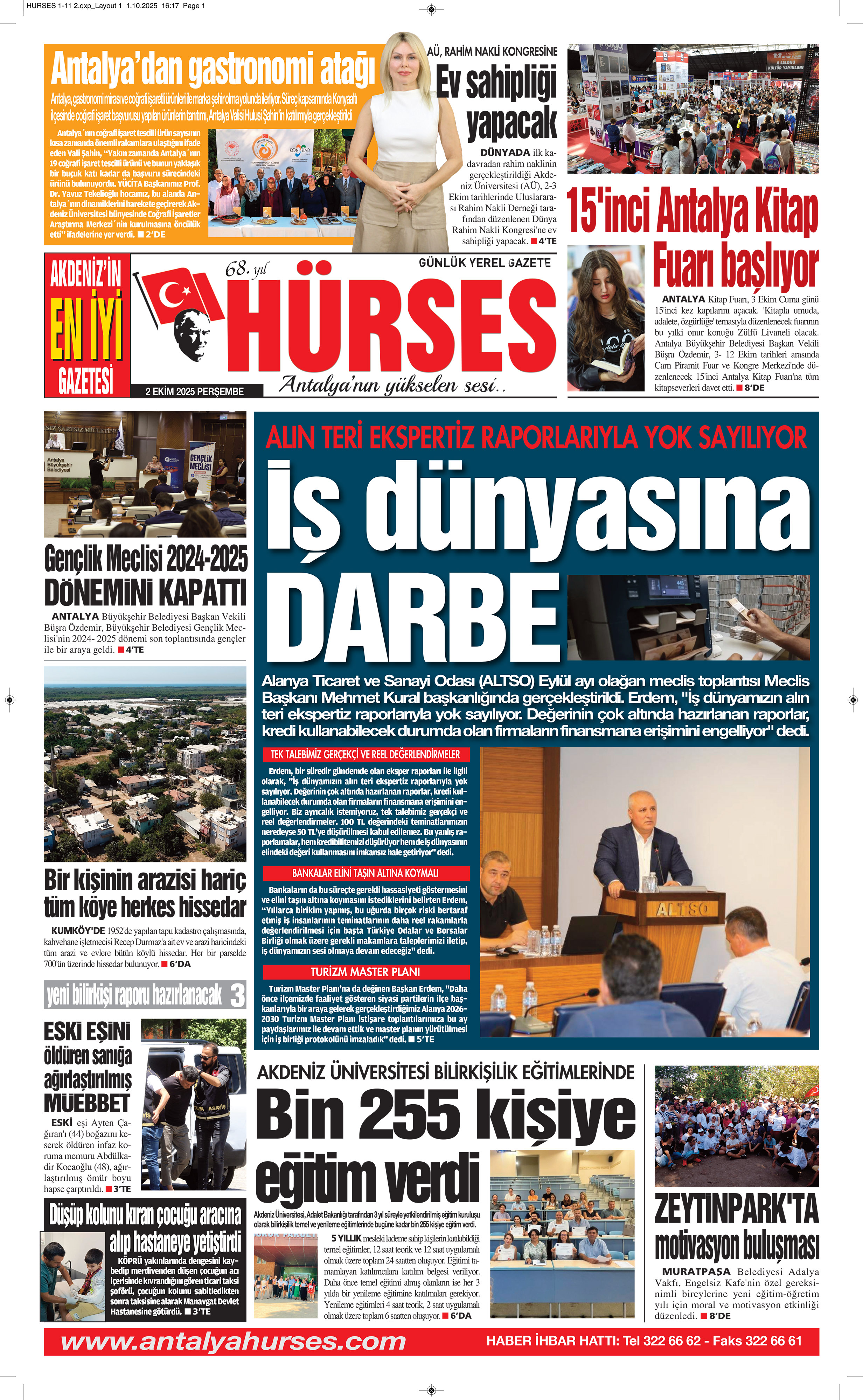 ANTALYANIN YÜKSELEN SESİ HÜRSES 2 EKİM 2025