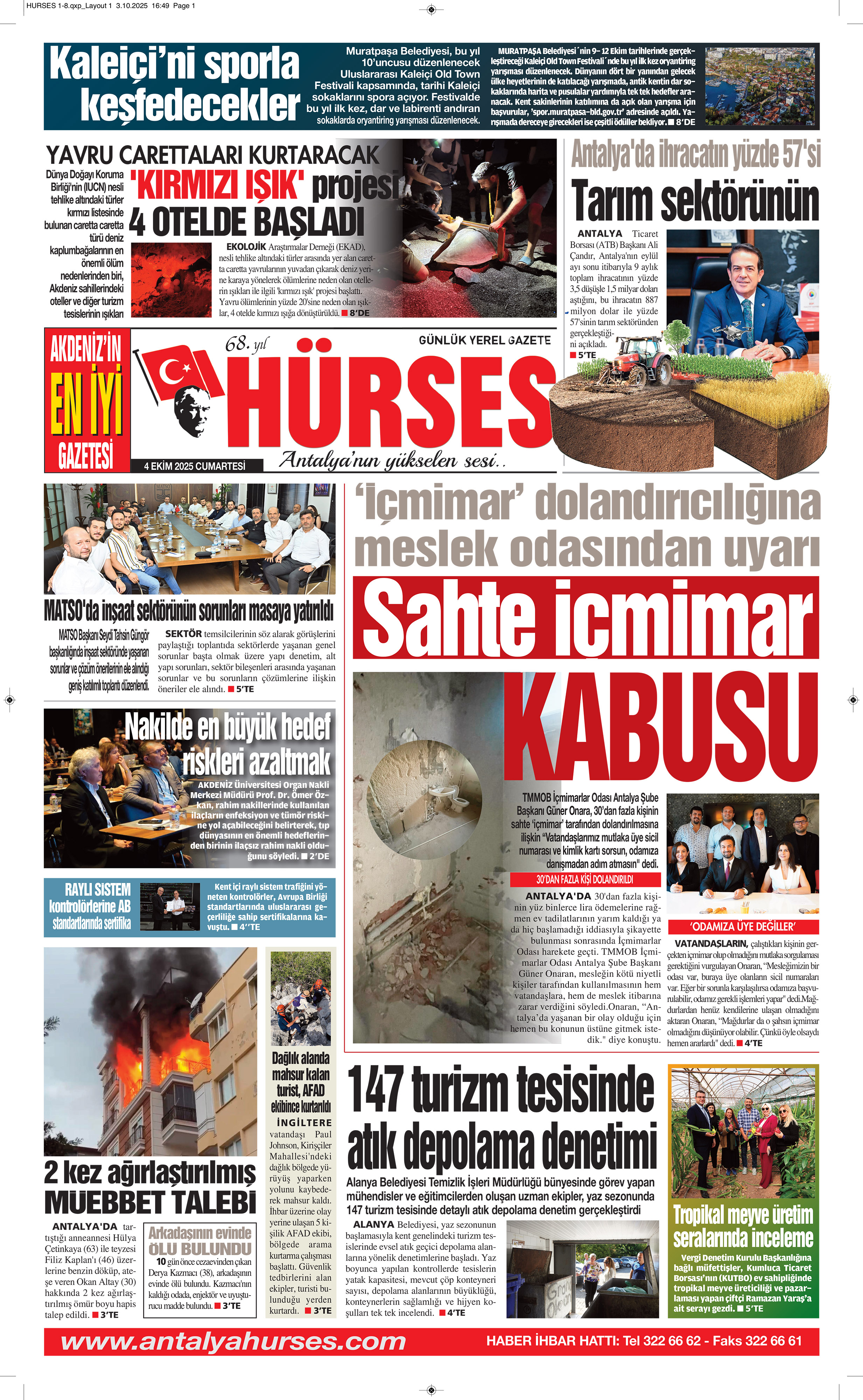 ANTALYANIN YÜKSELEN SESİ HÜRSES 4 EKİM 2025