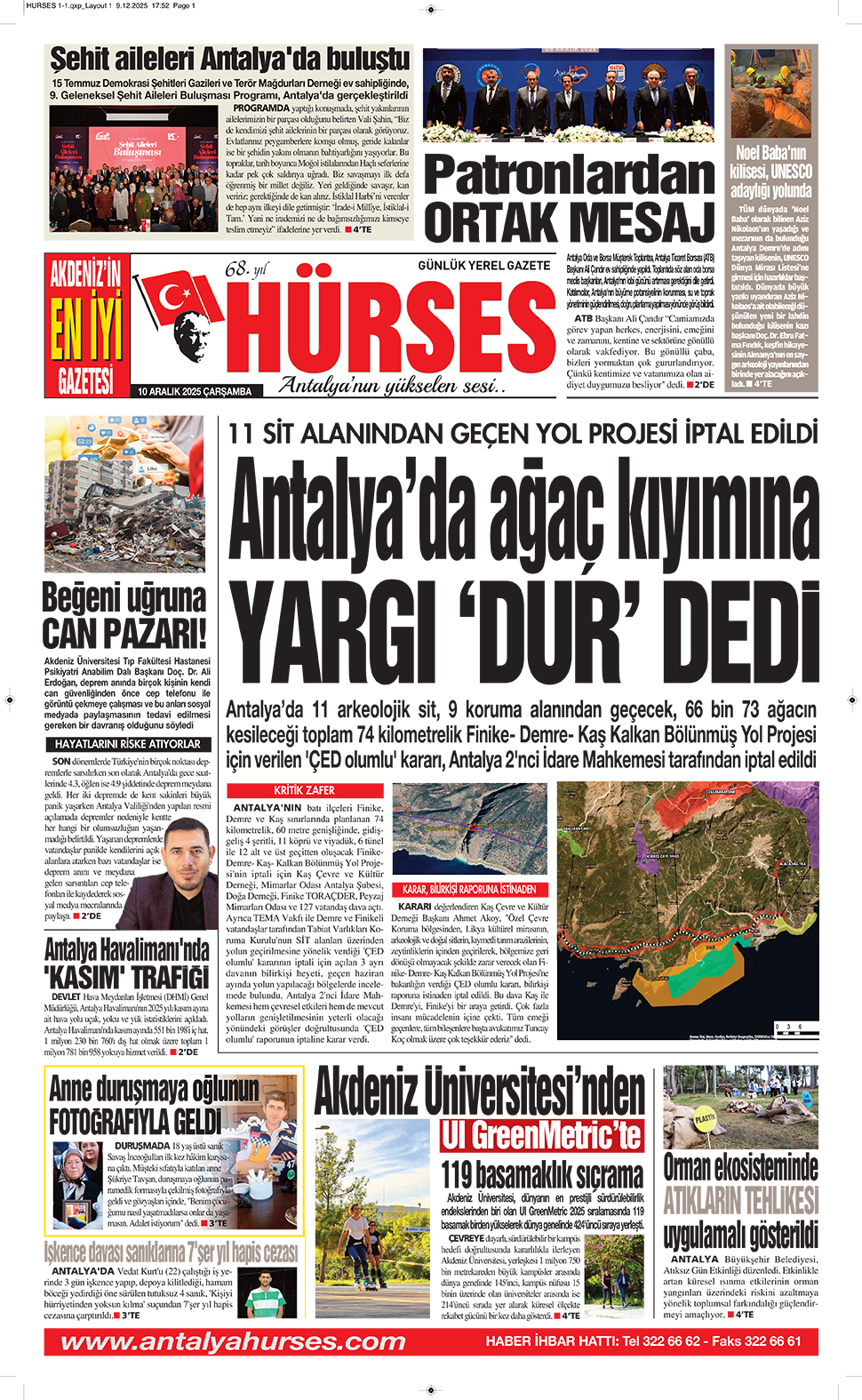 ANTALYANIN YÜKSELEN SESİ HÜRSES 10 ARALIK 2025