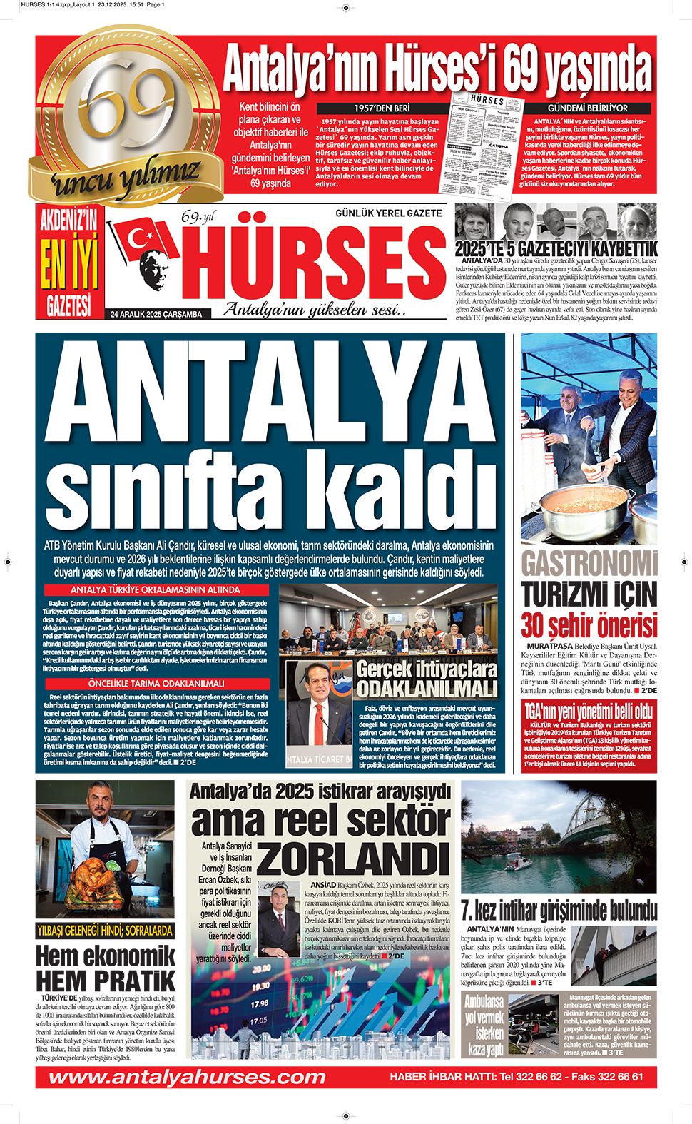 ANTALYANIN YÜKSELEN SESİ HÜRSES 24 ARALIK 2025