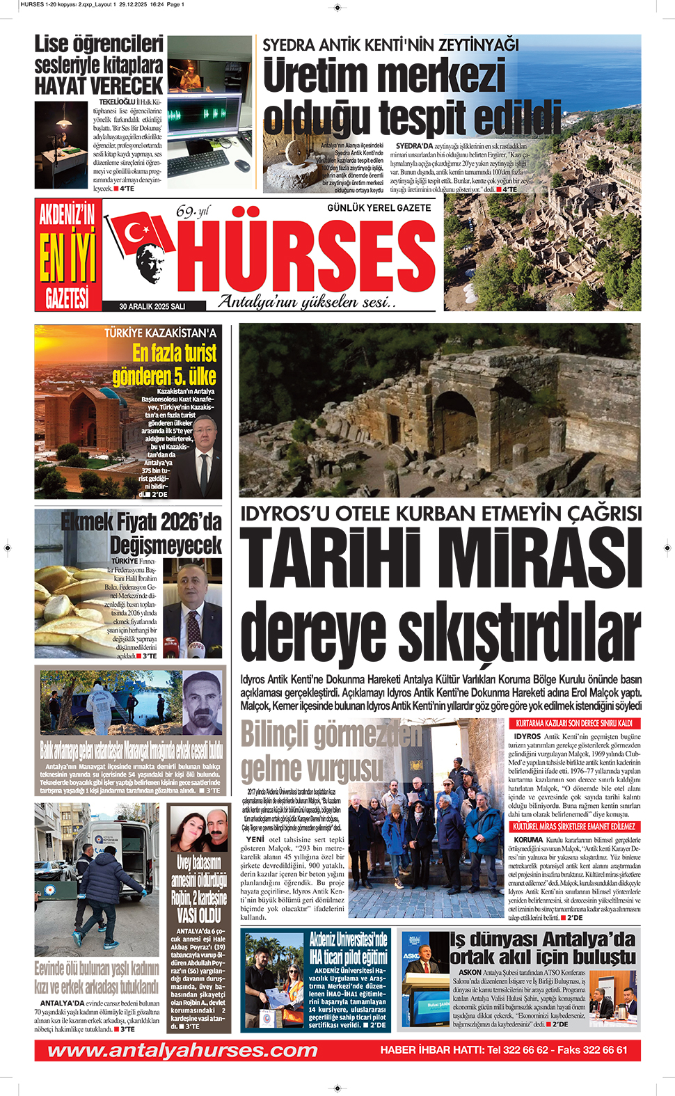 ANTALYANIN YÜKSELEN SESİ HÜRSES 30 ARALIK 2025