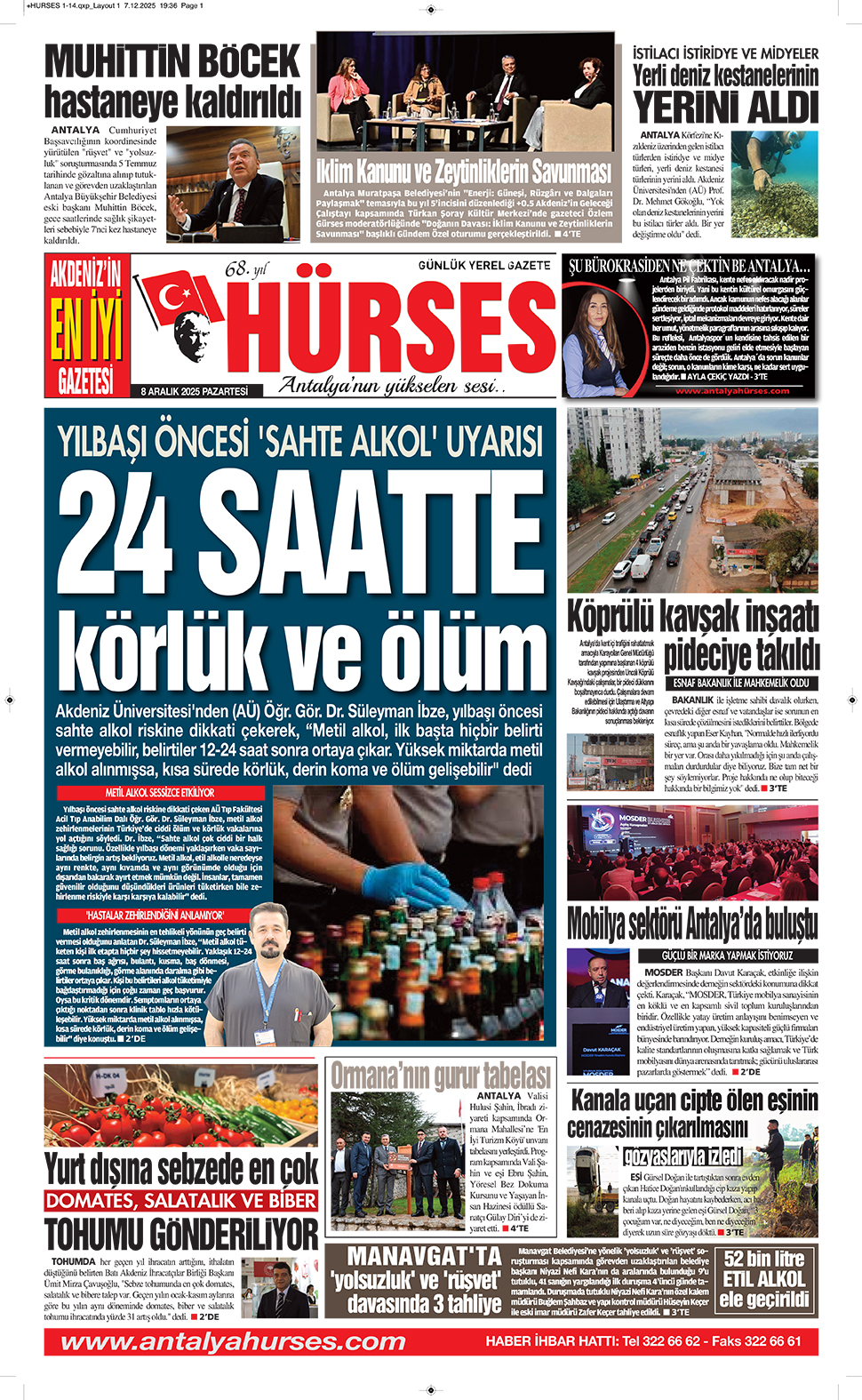 ANTALYANIN YÜKSELEN SESİ HÜRSES 8 ARALIK 2025