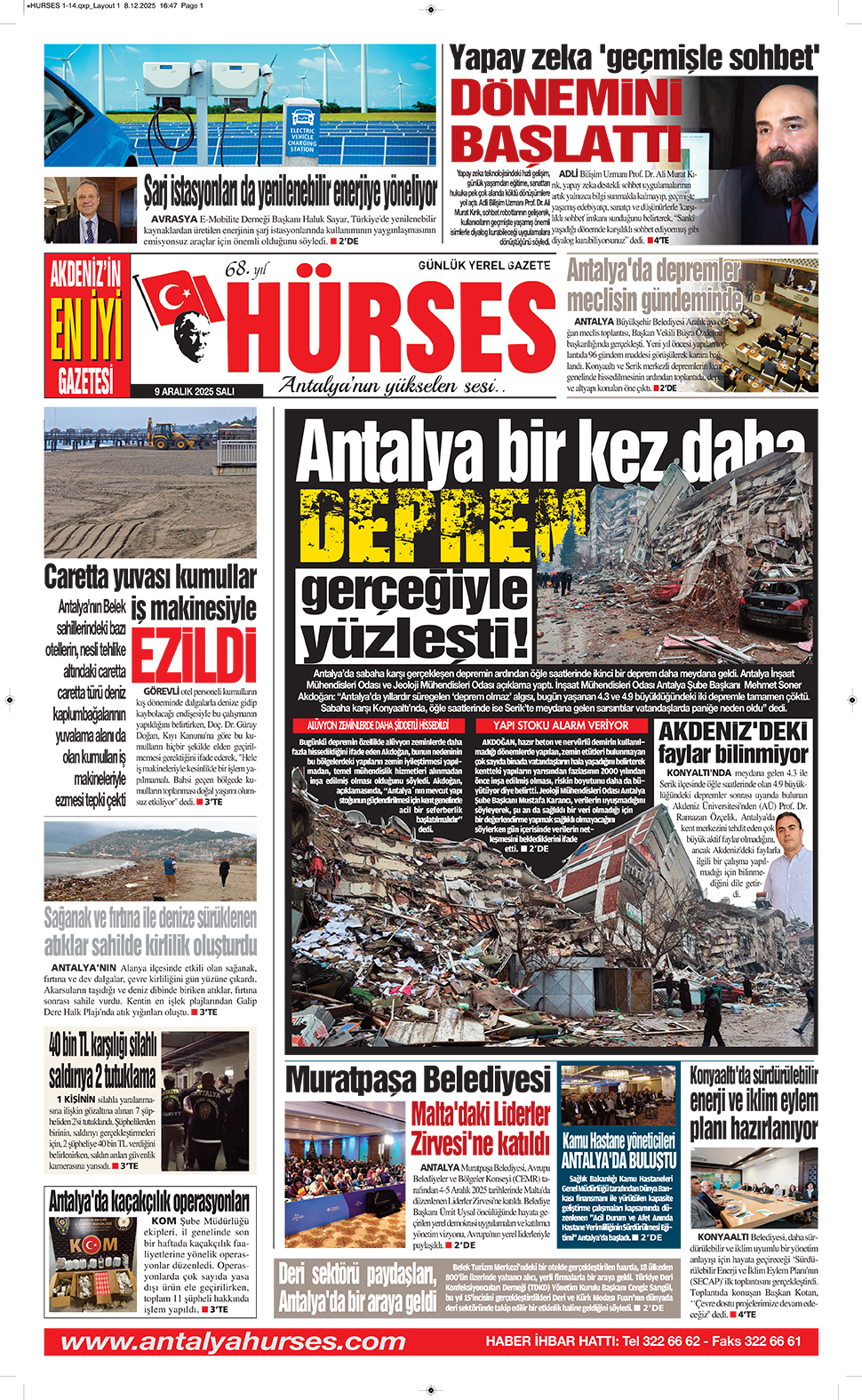 ANTALYANIN YÜKSELEN SESİ HÜRSES 9 ARALIK 2025