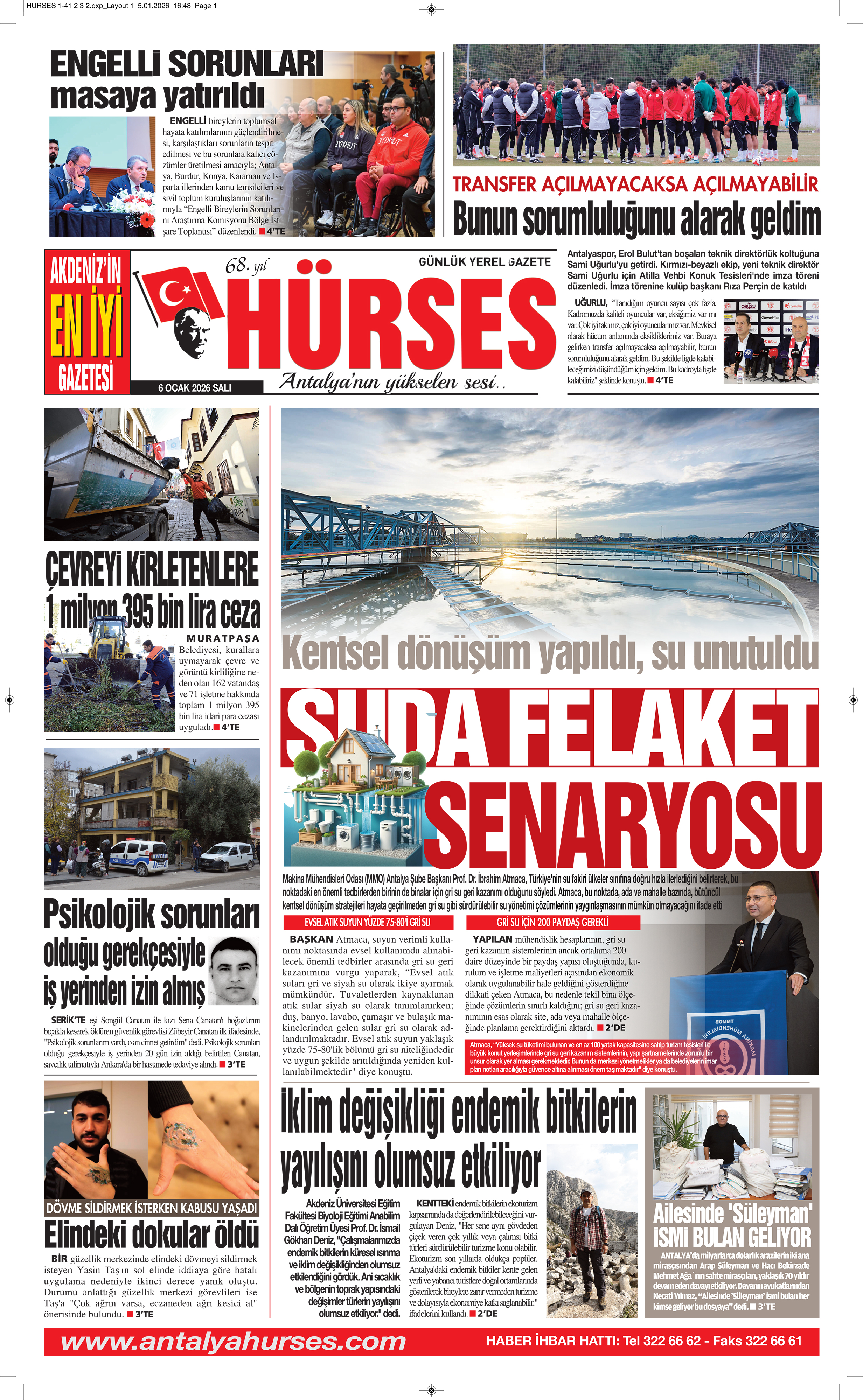 ANTALYANIN YÜKSELEN SESİ HÜRSES 6 OCAK 2026