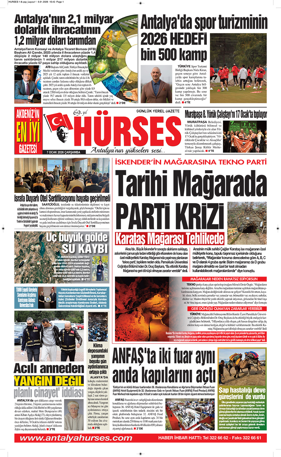 ANTALYANIN YÜKSELEN SESİ HÜRSES 7 OCAK 2026