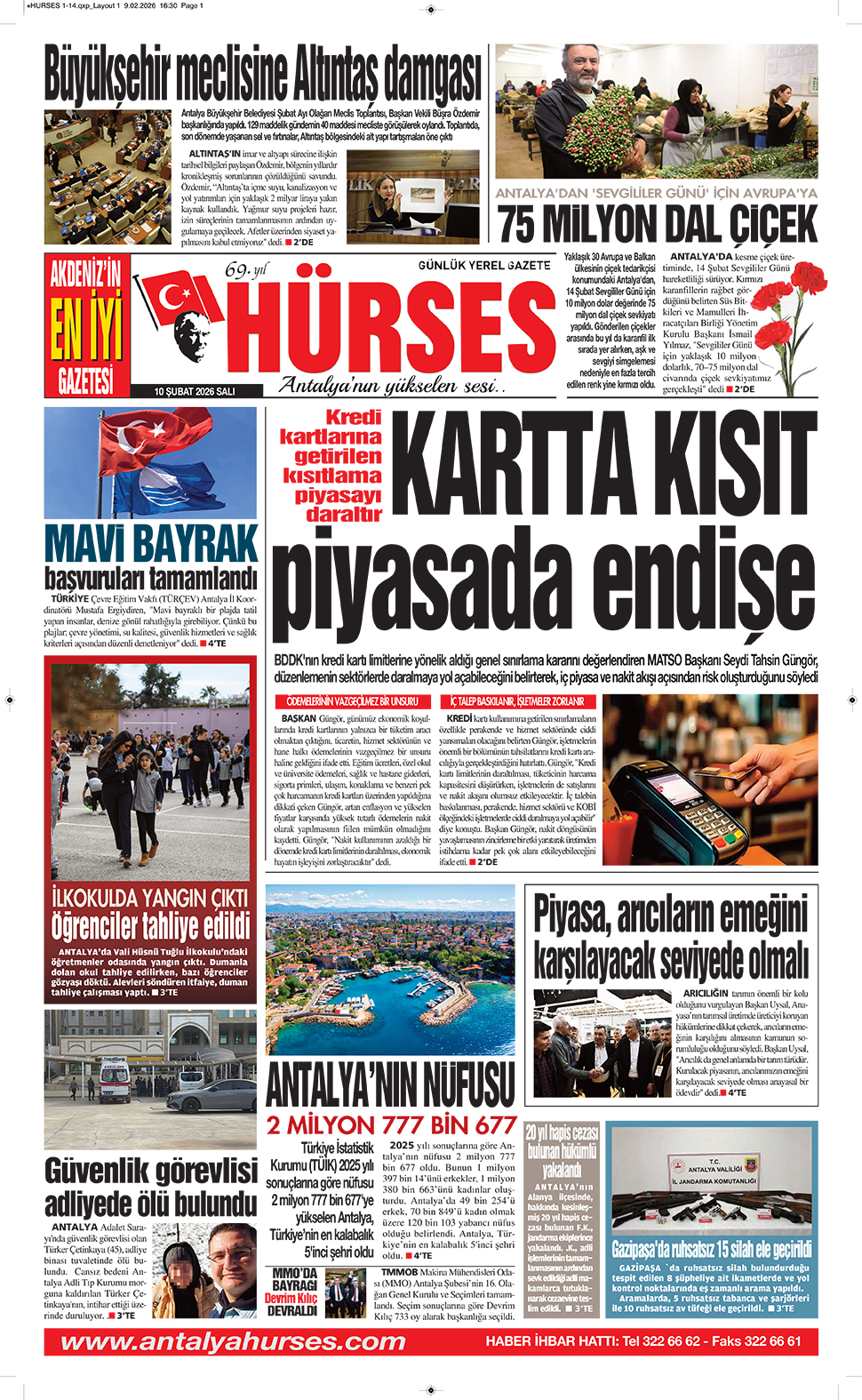 ANTALYANIN YÜKSELEN SESİ HÜRSES 10 ŞUBAT 2026