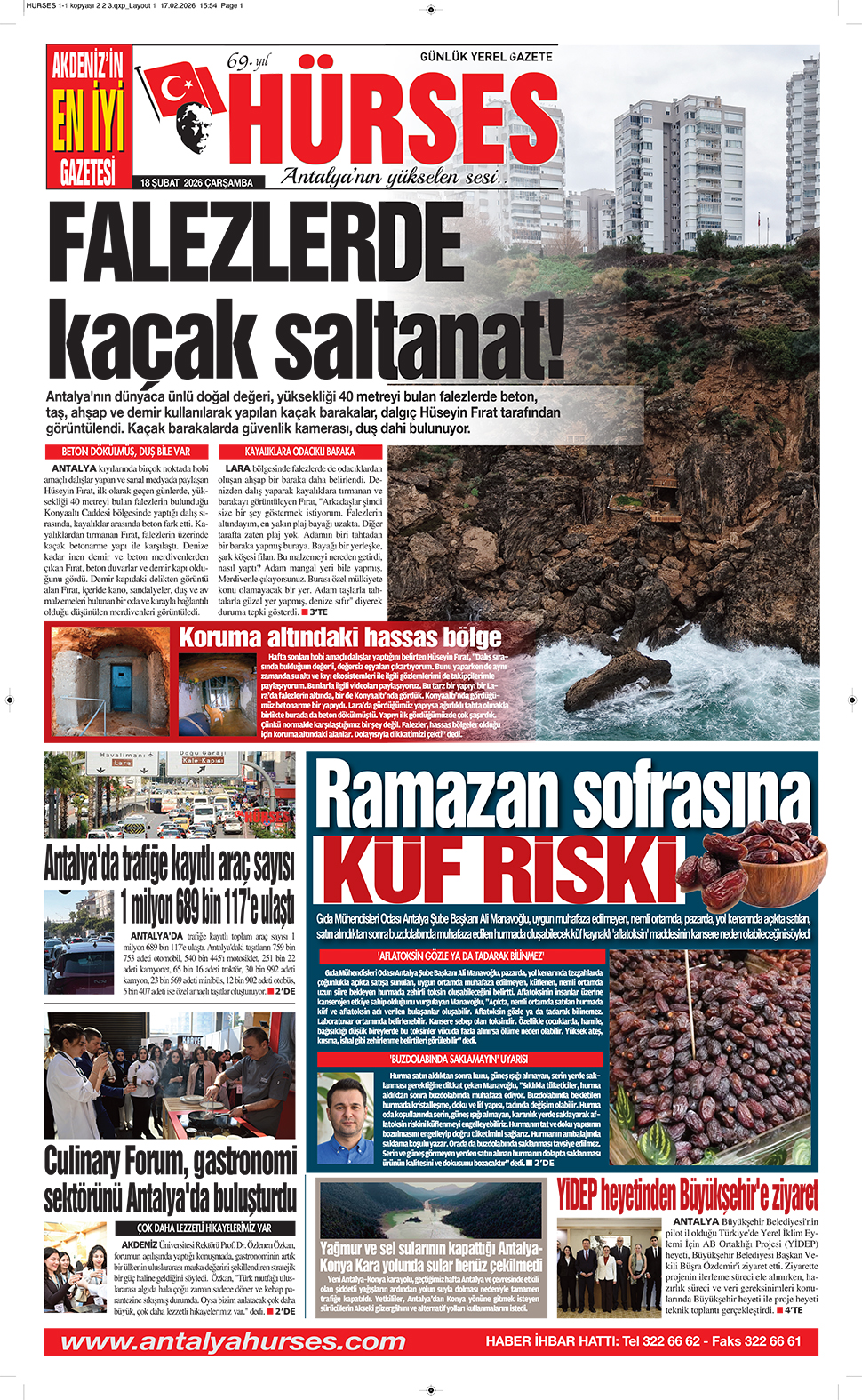 ANTALYANIN YÜKSELEN SESİ HÜRSES 18 ŞUBAT 2026