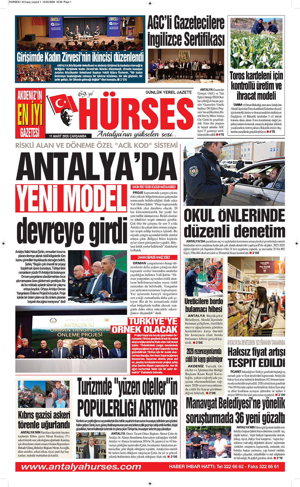 ANTALYANIN YÜKSELEN SESİ HÜRSES 11 MART 2026