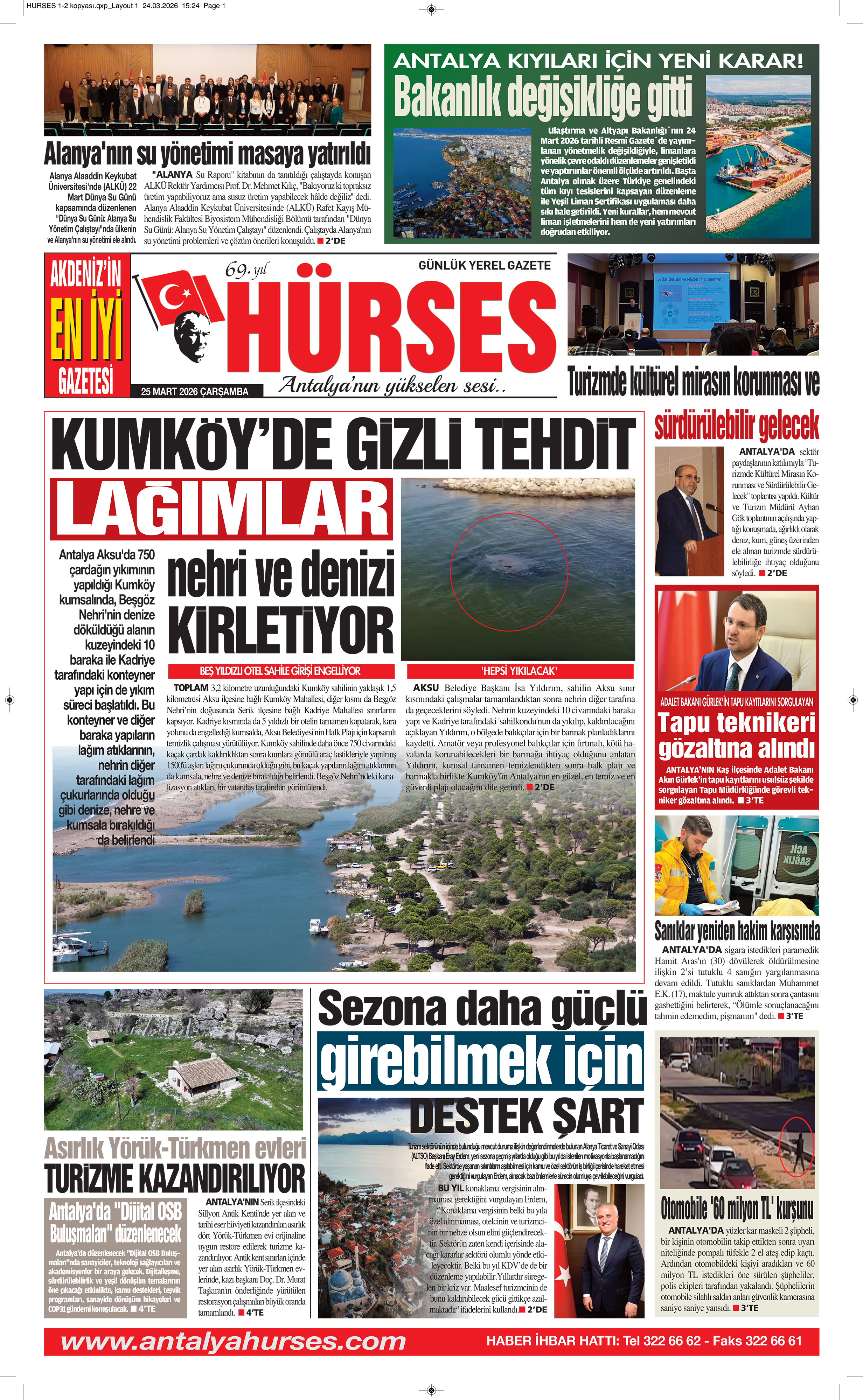 ANTALYANIN YÜKSELEN SESİ HÜRSES 25 MART 2026