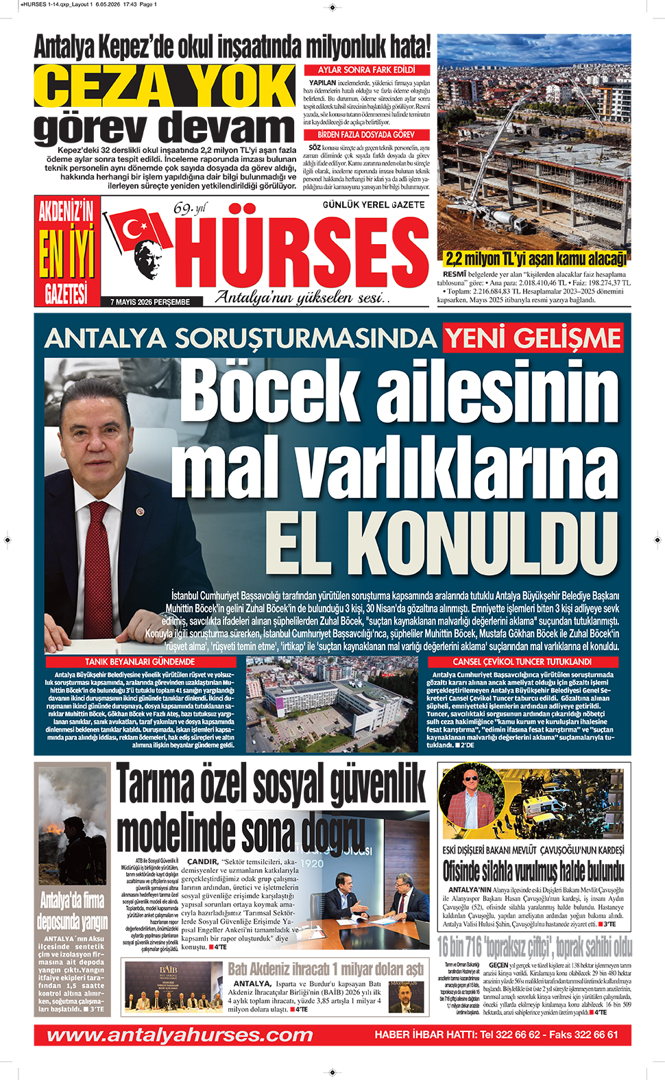 ANTALYANIN YÜKSELEN SESİ HÜRSES 7 MAYIS 2026