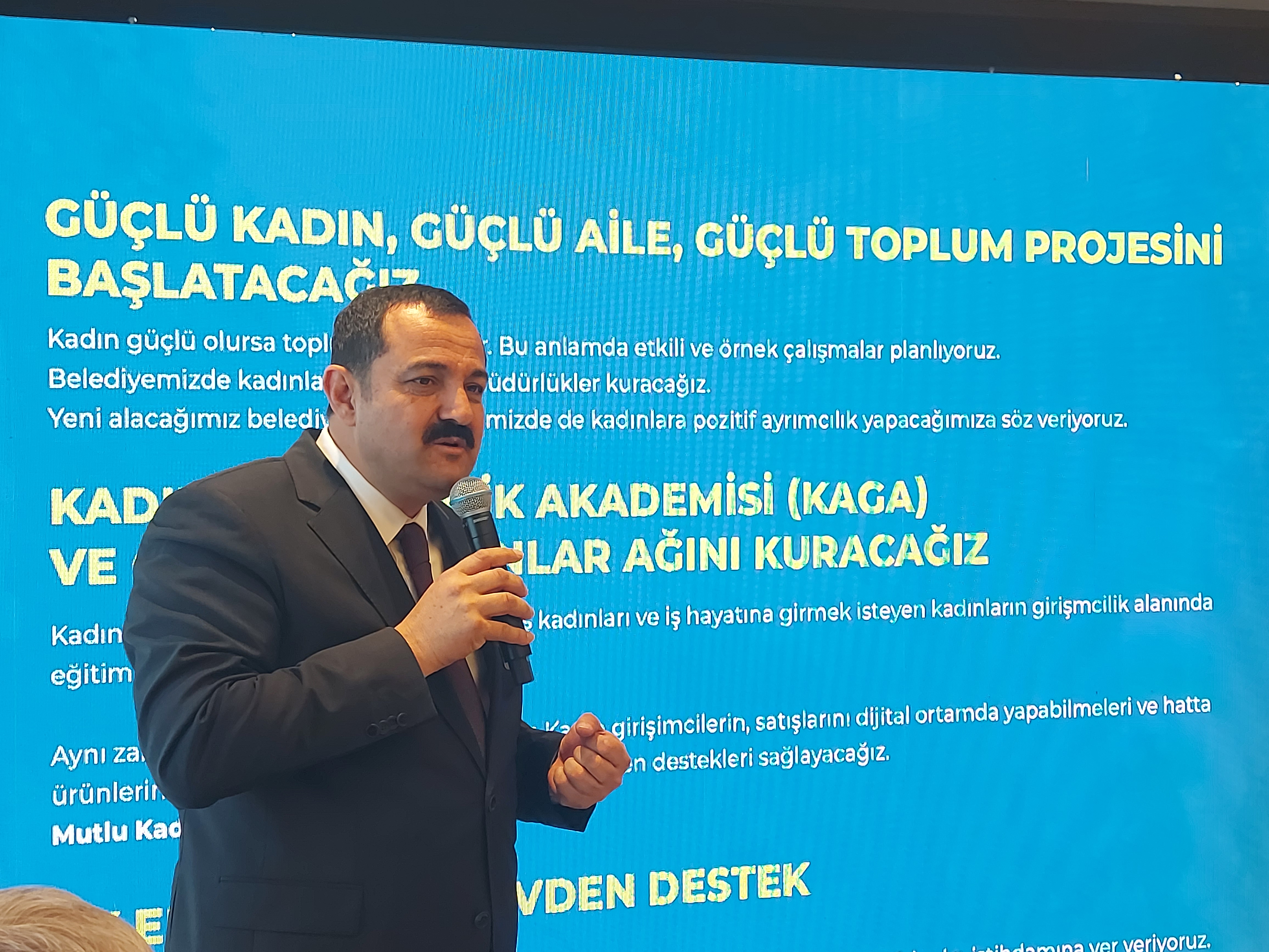 Rıza Sümer siyaset için değil hizmet için varız