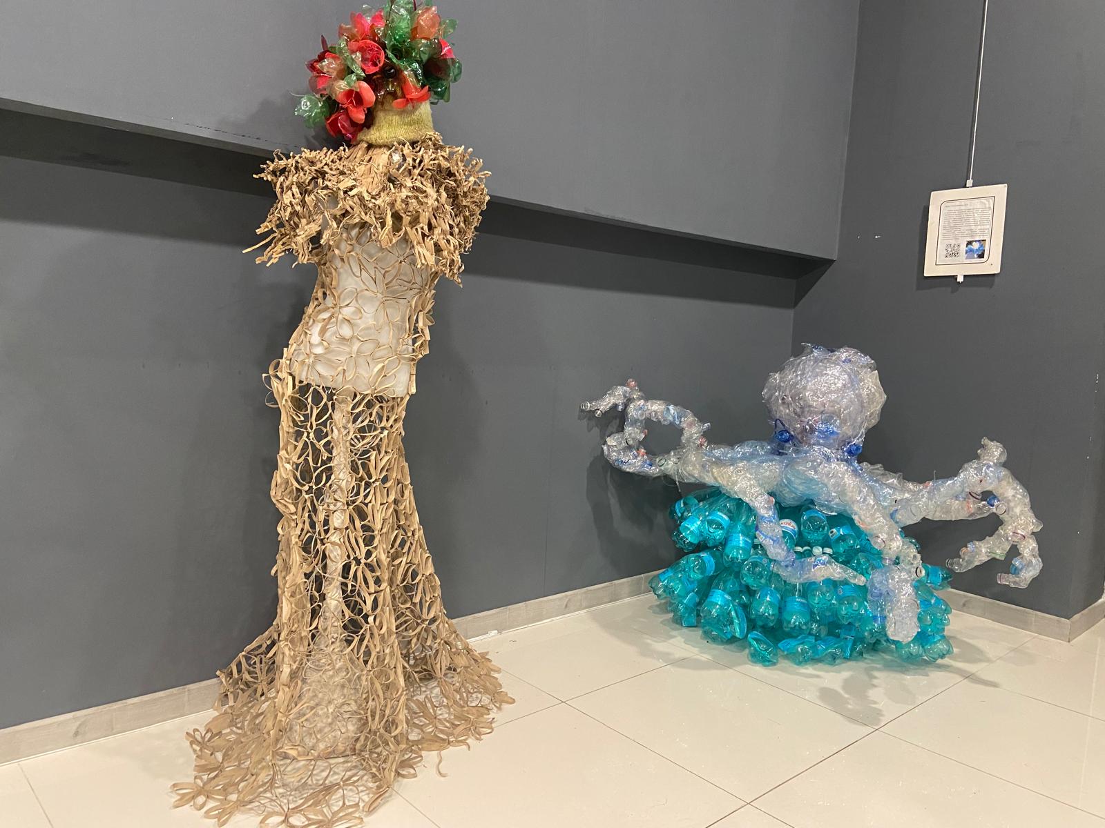 Güzel Amirova Geri Dönüşüm Sanat Sergisi 14 Eylül'e Kadar Antalya Agora AVM'de!