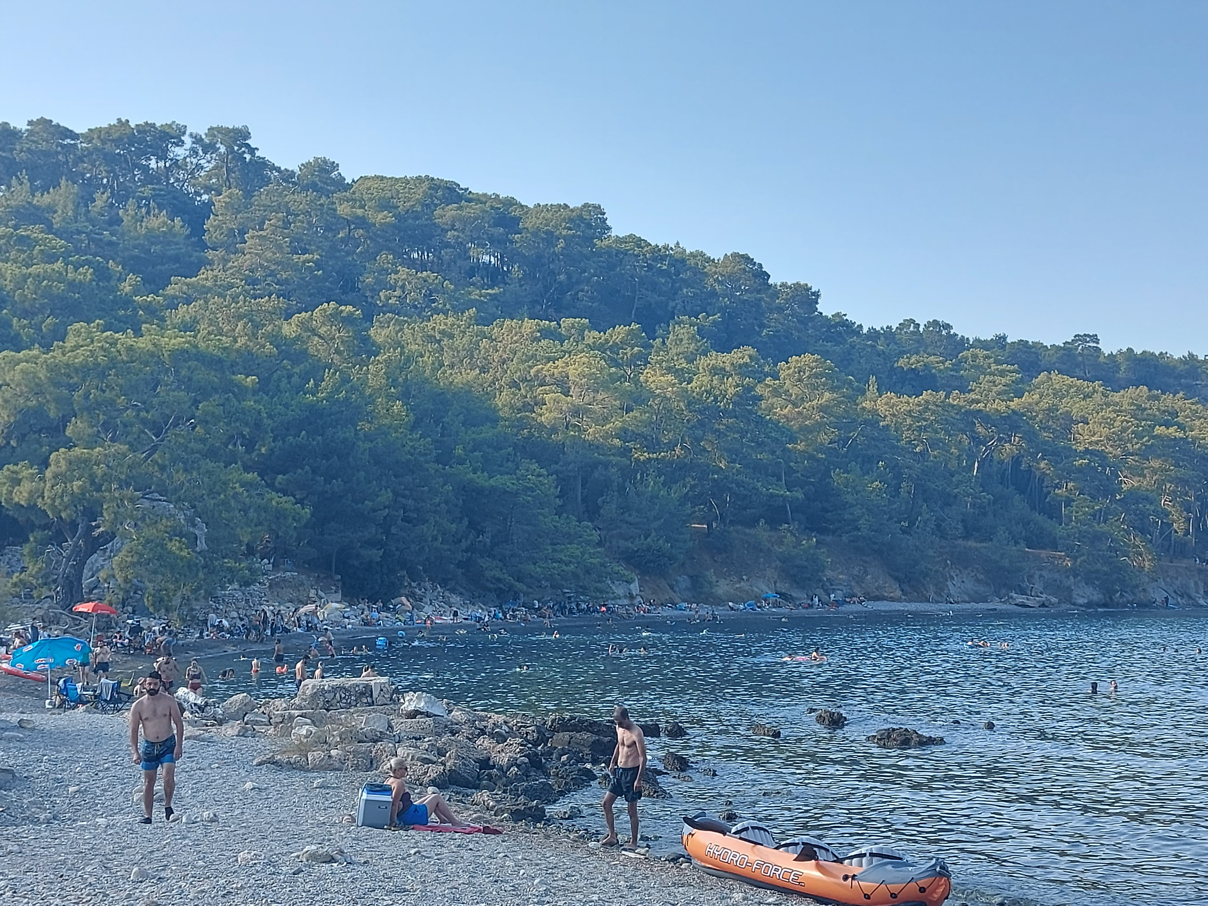 Tarih ile Doğanın Bütünleştiği Phaselis'te Hafta Sonu Yoğunluğu