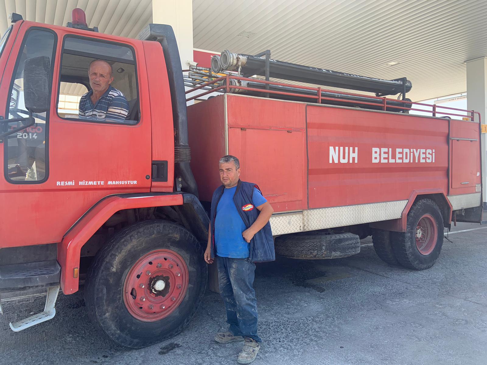 Nuh Köyü’nde orman yangını başladı
