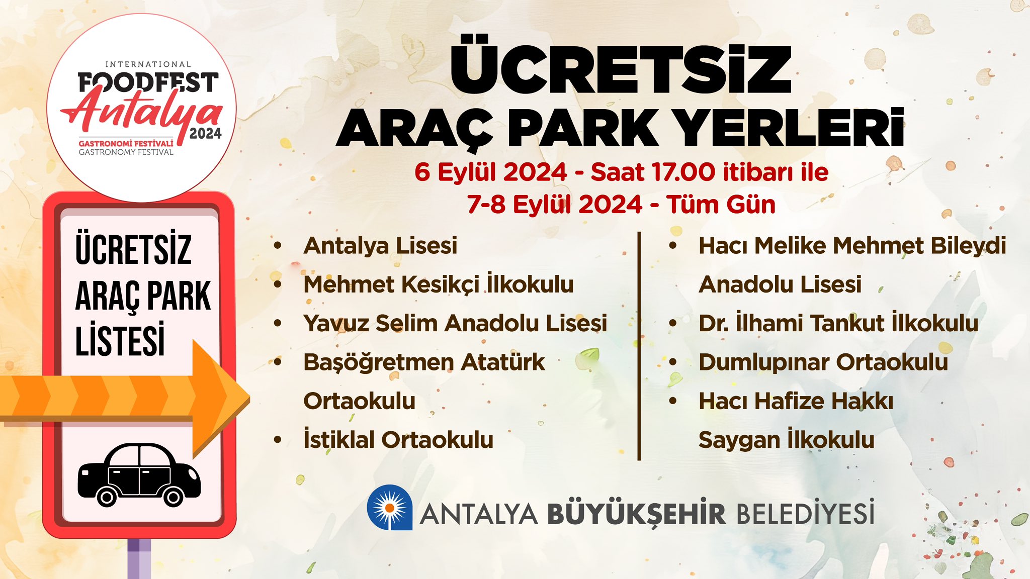 Foodfest'e Ziyaret Edeceklere Önemli Duyuru!