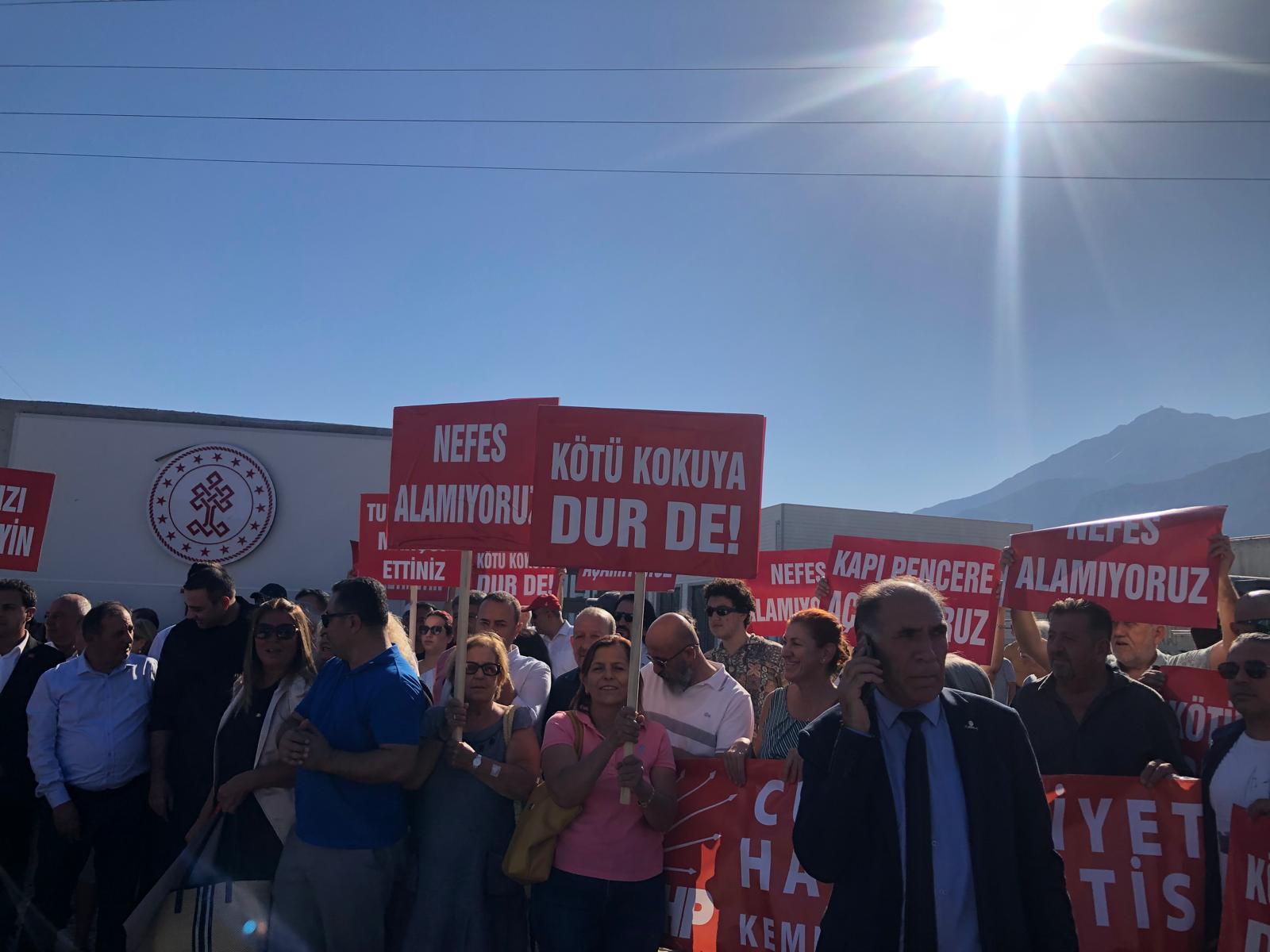 Çamyuva Arıtma Tesisi’nde Koku Eylemi!