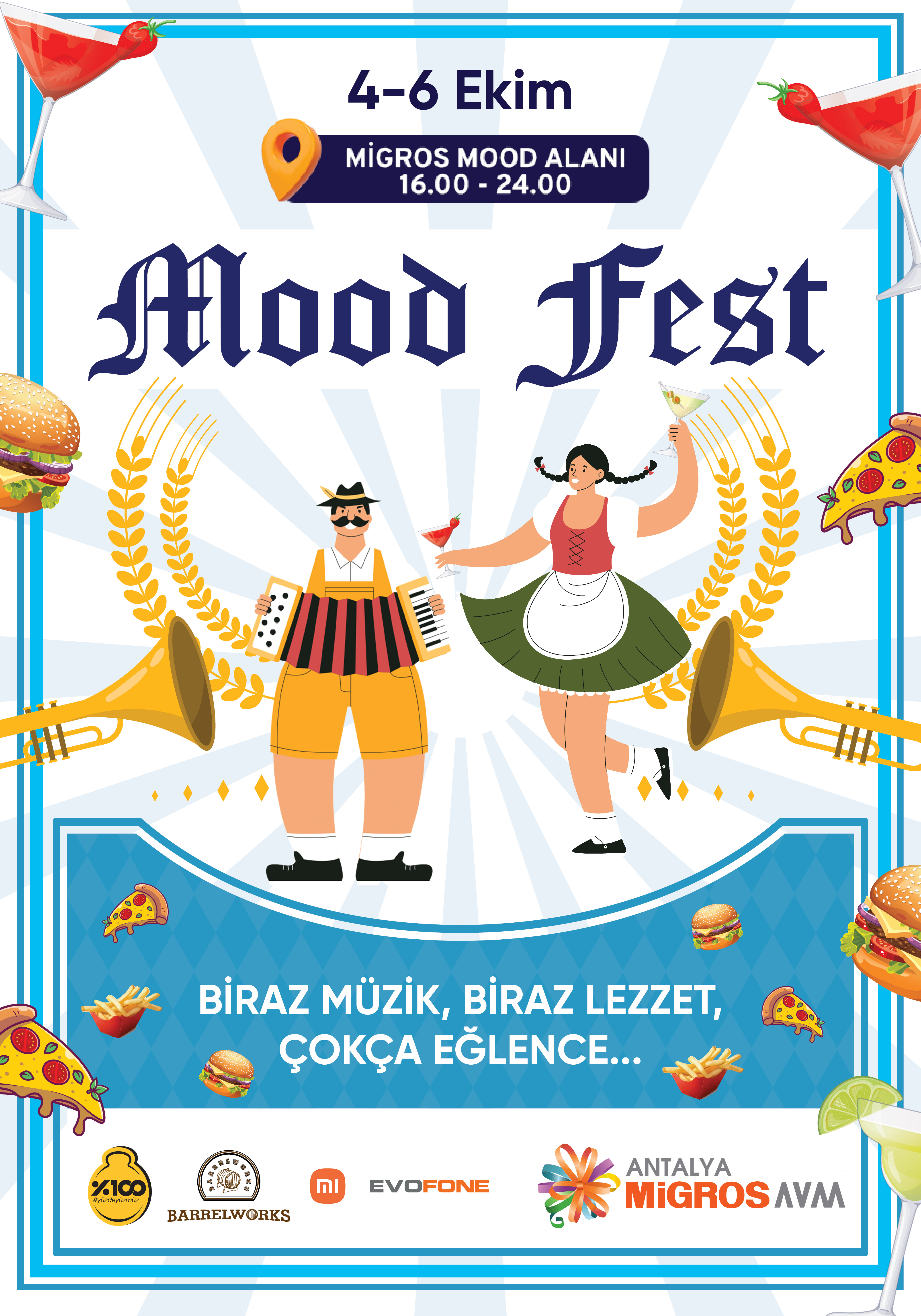 Antalya'da Mood Fest Etkinlikleri Başlıyor! Antalyalılar Eğlenceye Doyacak