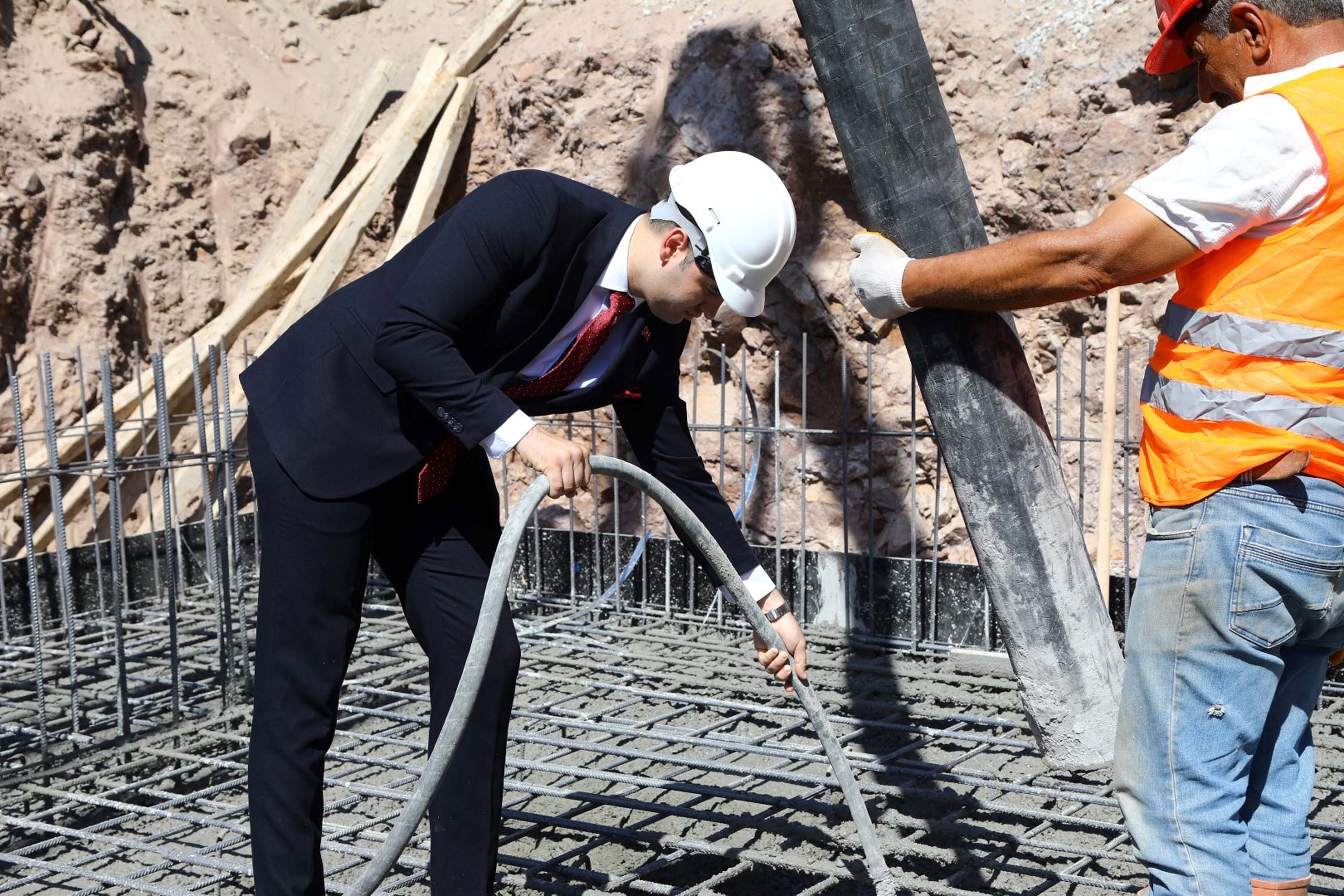 Bodrum'da Saadet Canbaz Anaokulu'nun temeli törenle atıldı