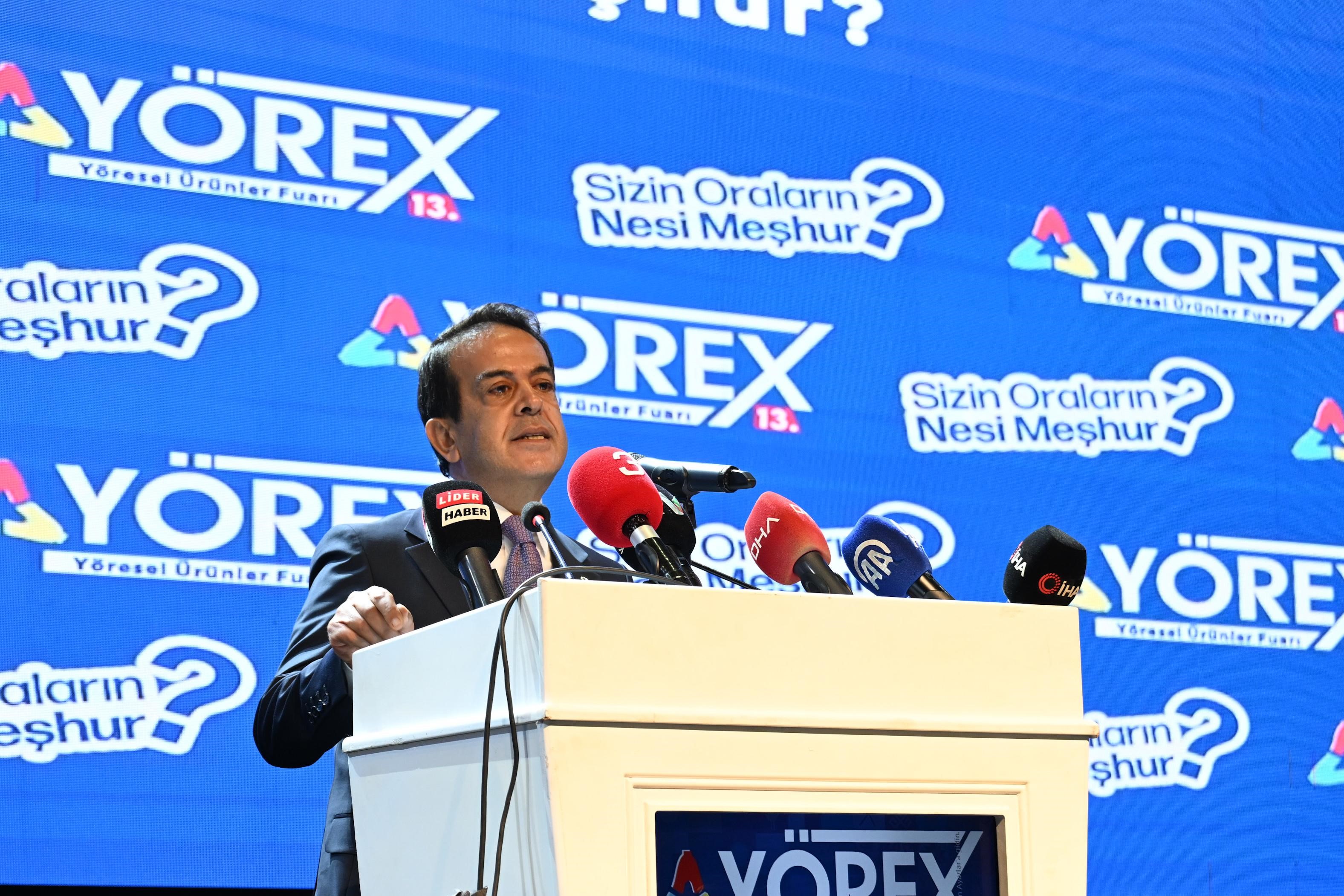 YÖREX Yöresel Ürünler Fuarı Kapılarını Açtı