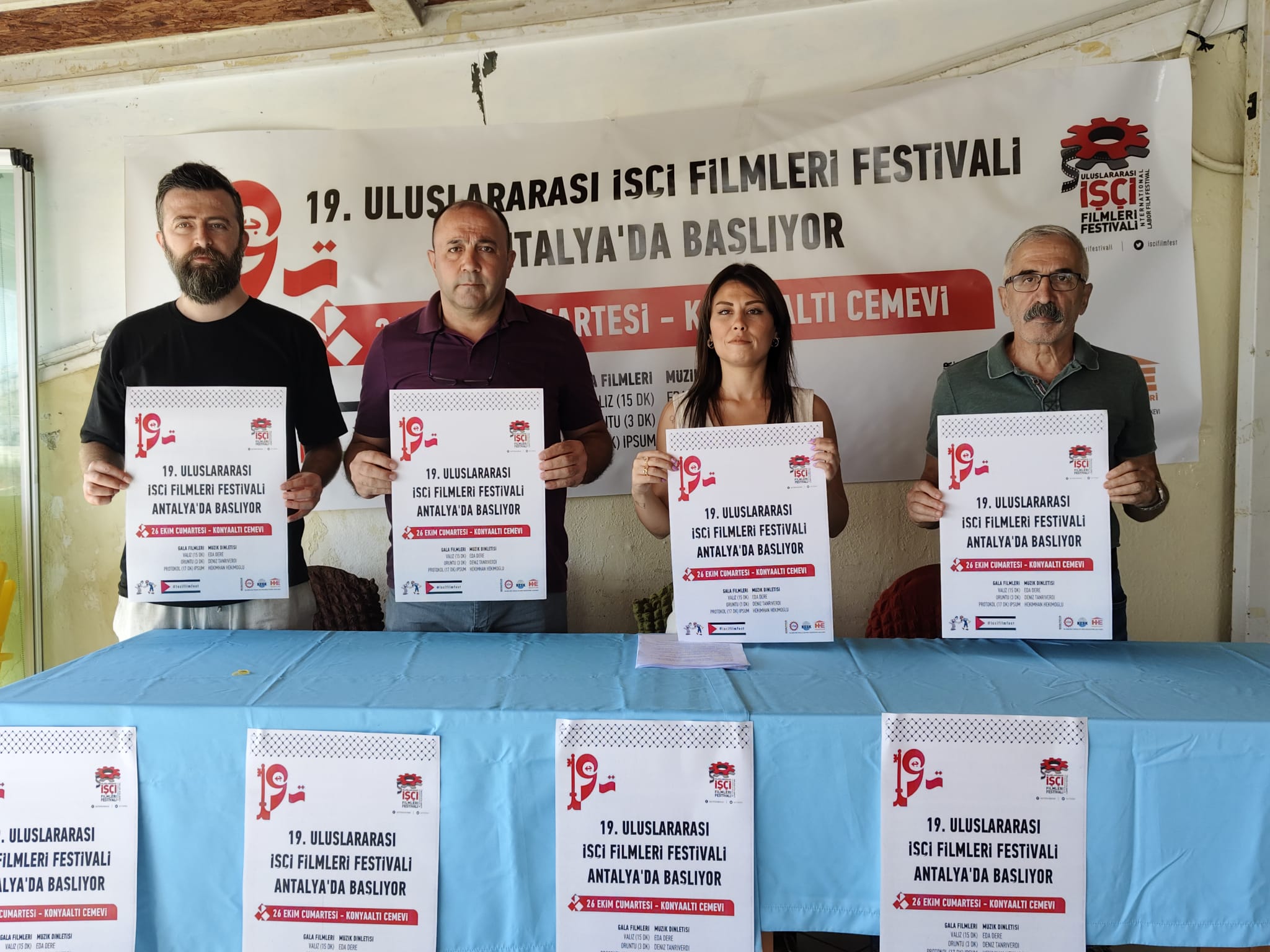 19. Geleneksel İşçi Filmleri Festivali Antalya'da Başlıyor