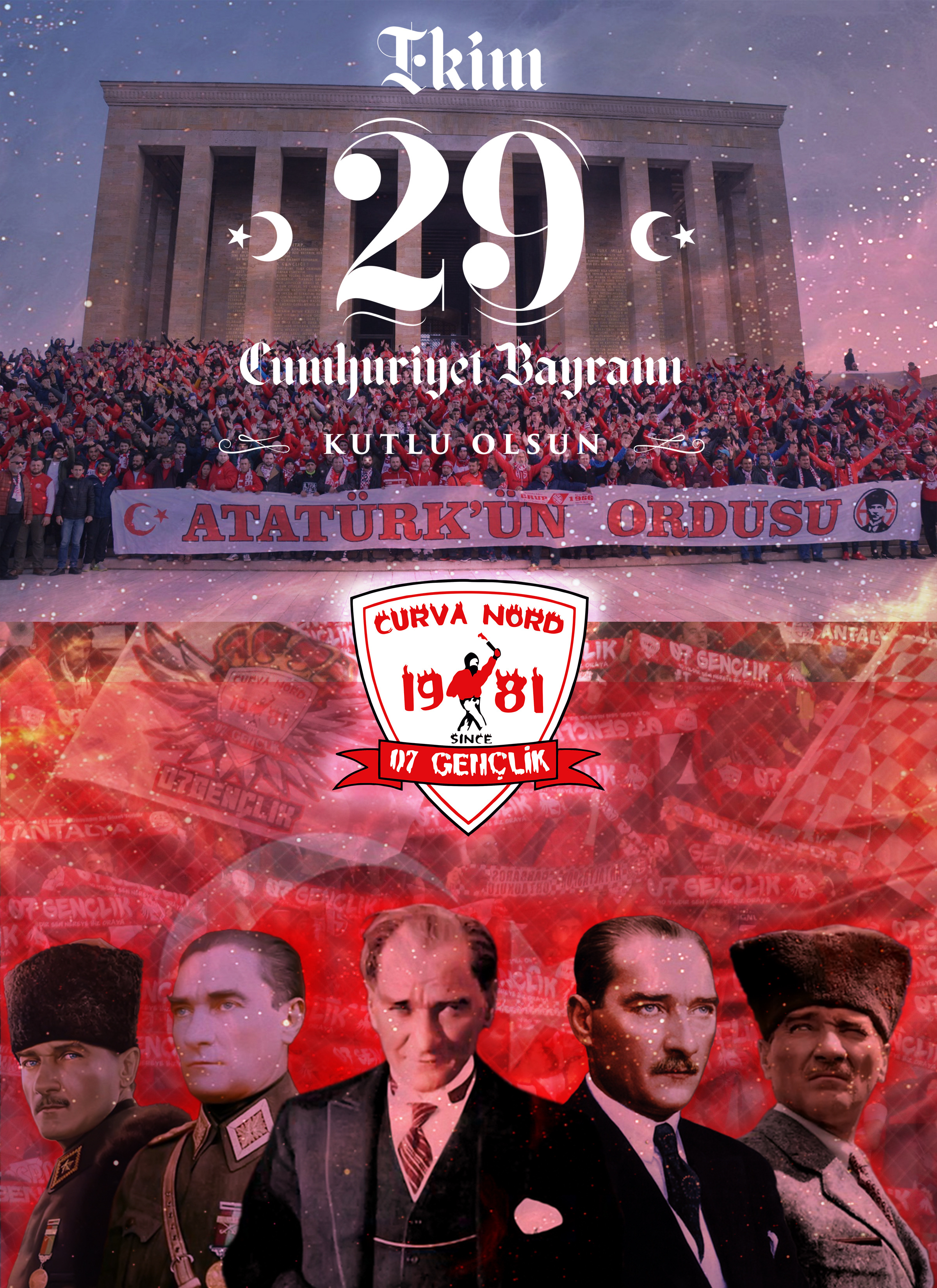07 Gençlik'ten 29 Ekim Kutlaması