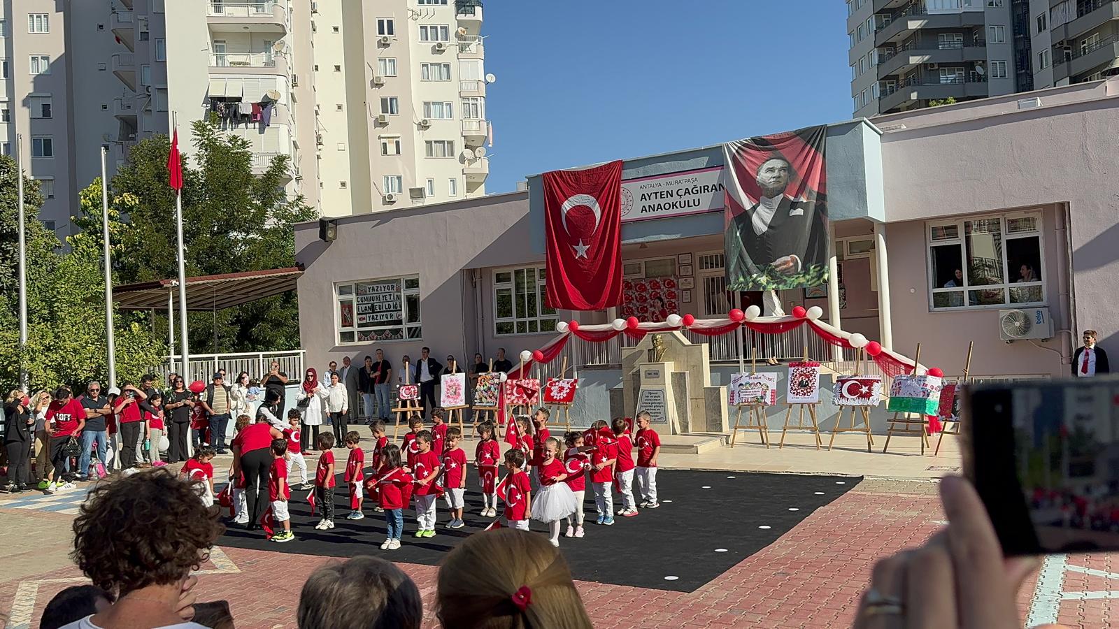 Ayten Çağıran Anaokulu Öğrencileri 29 Ekim’i Kutladı
