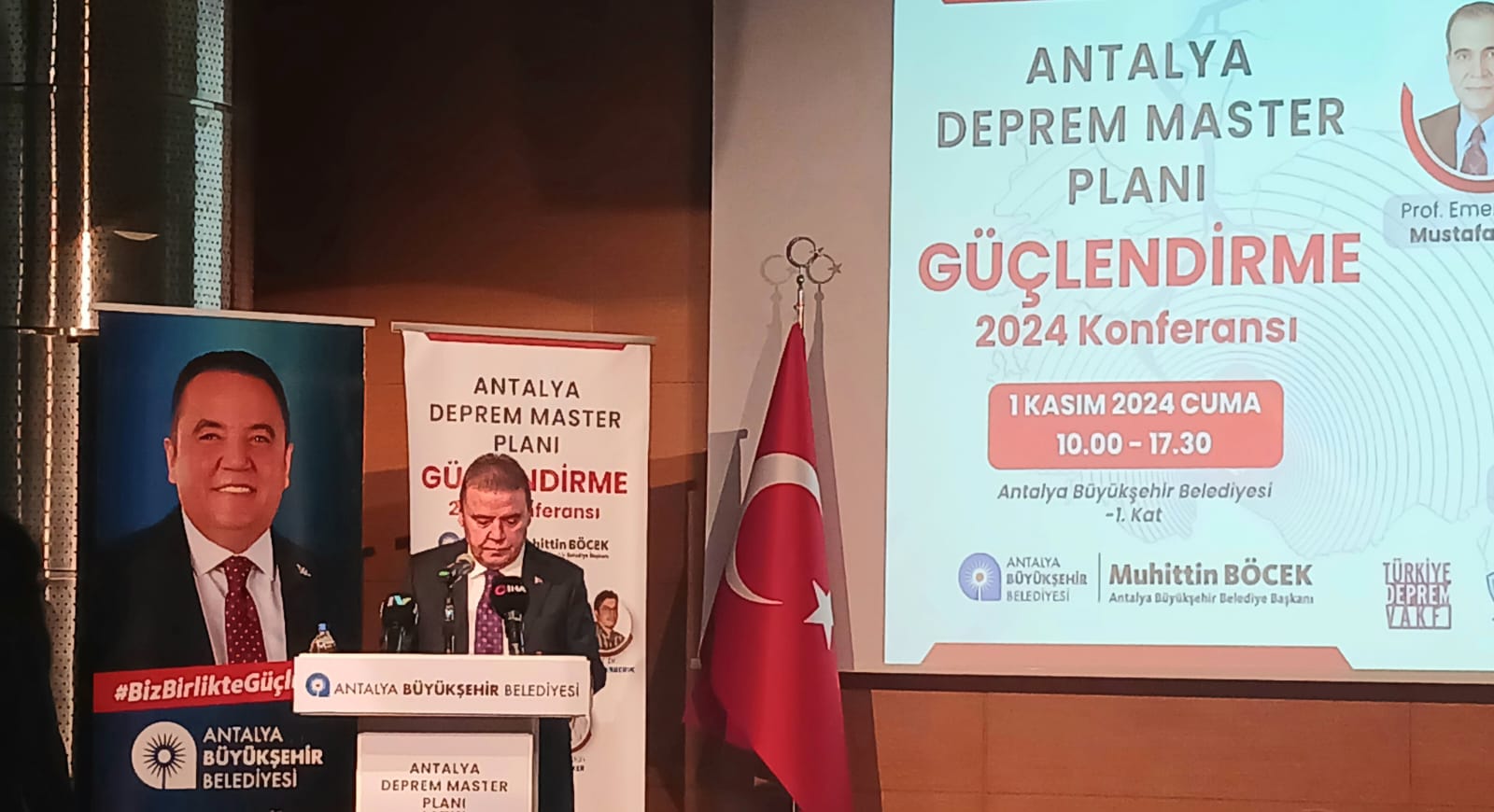 Antalya Büyükşehir Belediyesi Tarafından Antalya Deprem Master-Güçlendirme Konferansı Gerçekleştirdi