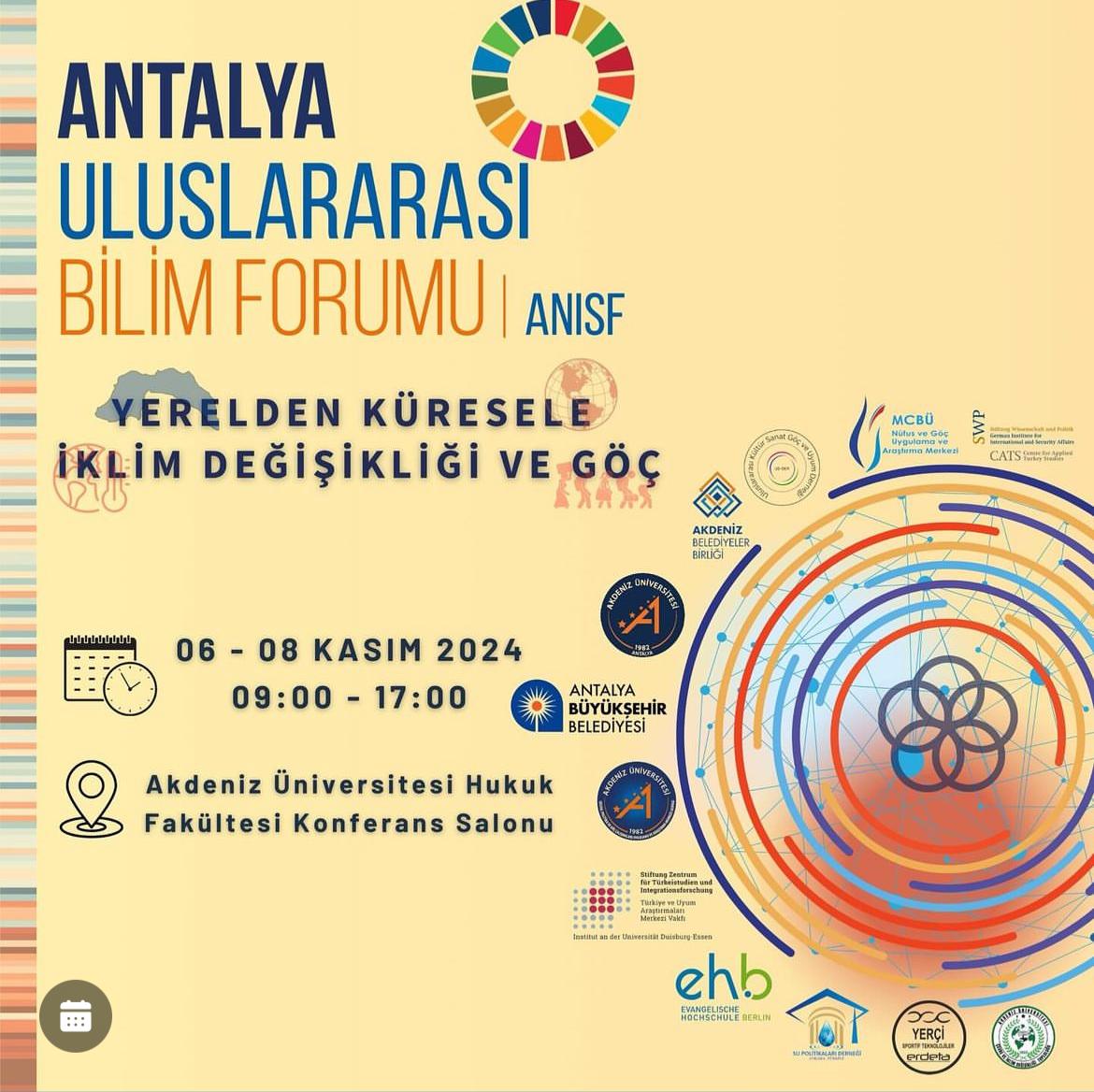 Uluslararası Bilim Forumu Başlıyor
