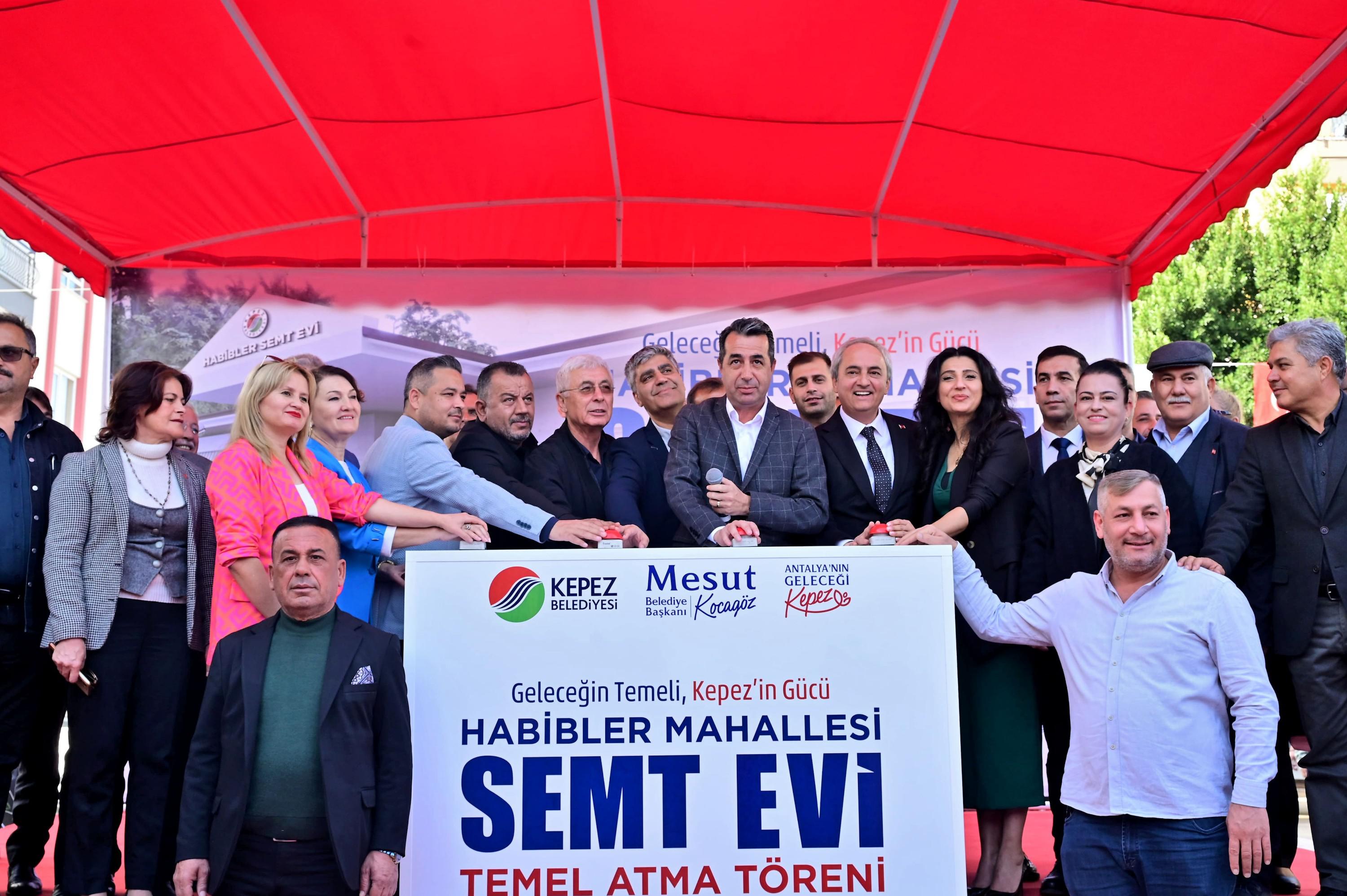 Kepez’e Semt Evi’nin Temeli Atıldı
