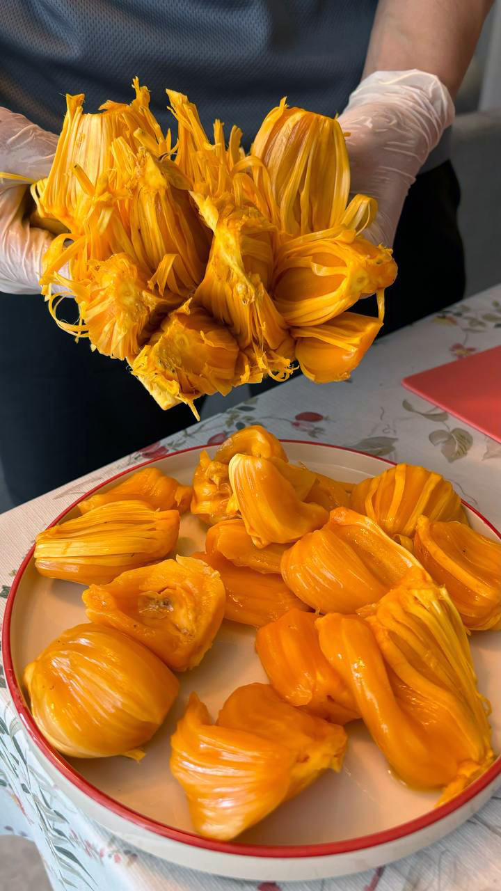 Vietnam'dan getirttiği jackfruit meyvesini Türkiye'de yetiştirmeyi başardı