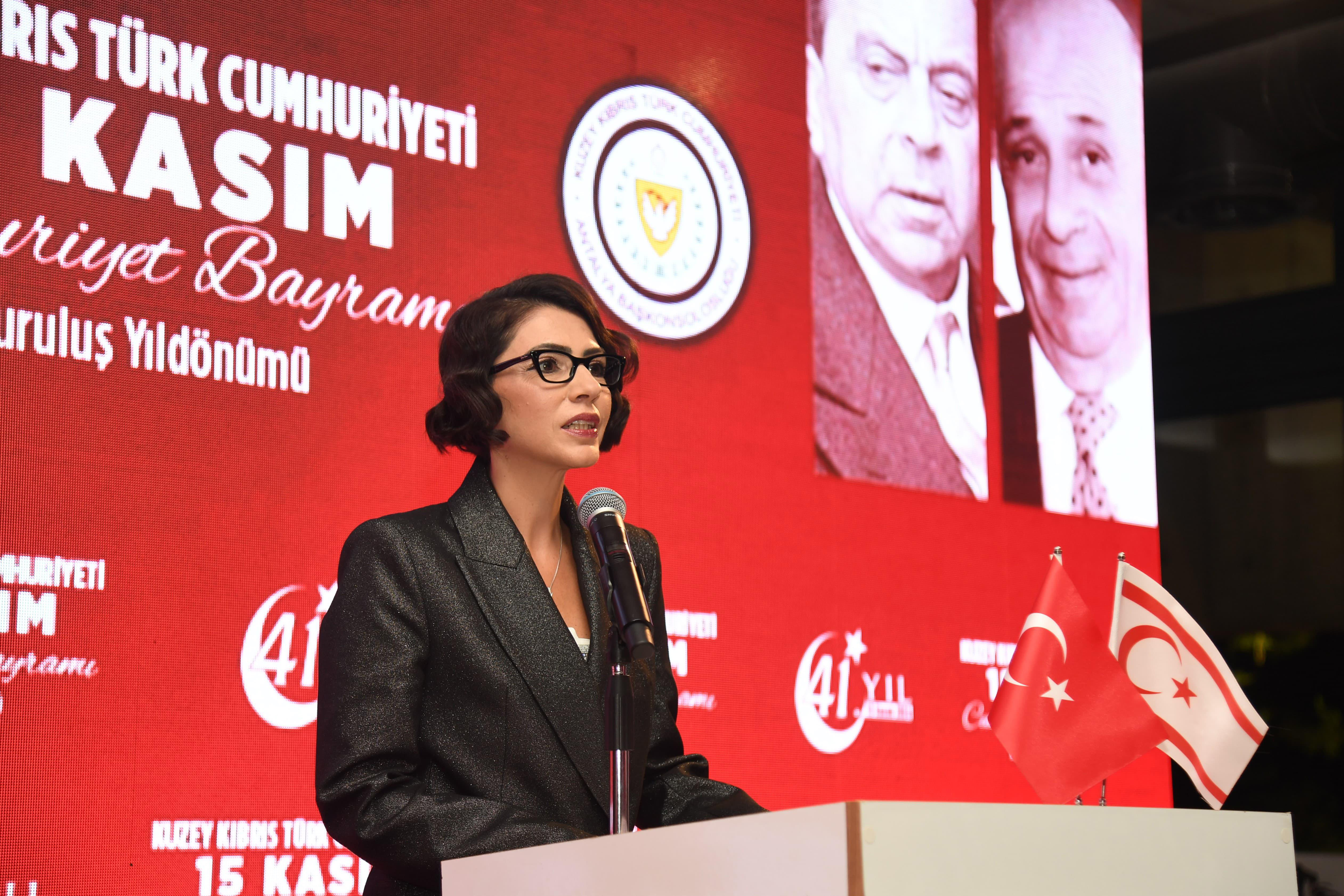 KKTC Cumhuriyet Bayramı Antalya'da coşkuyla kutlandı