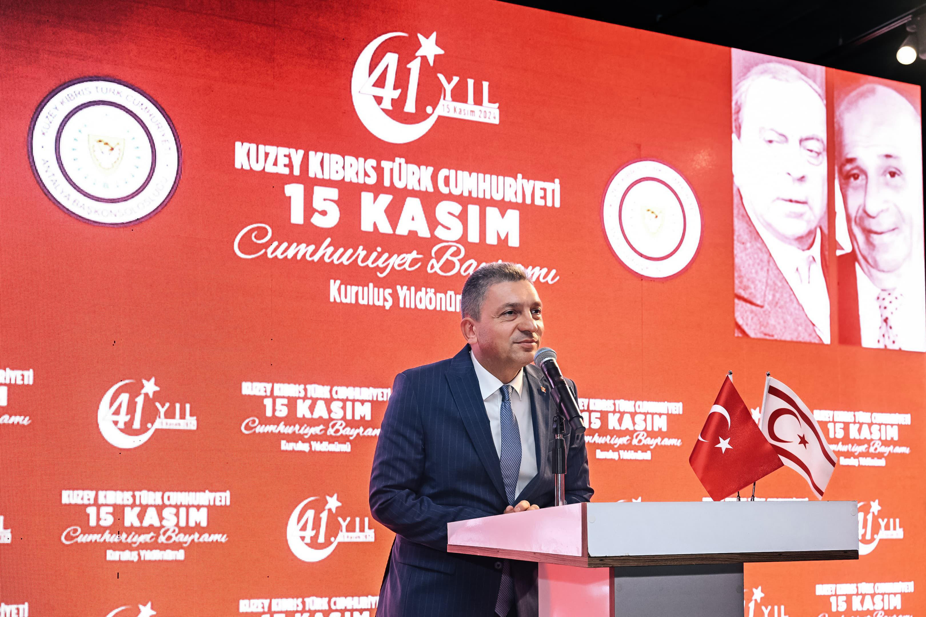 KKTC Cumhuriyet Bayramı Antalya'da coşkuyla kutlandı