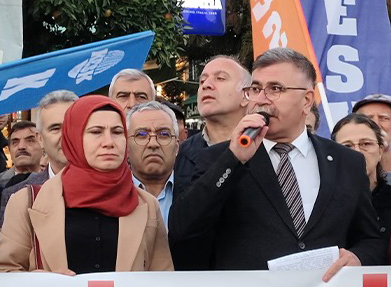 KESK: Geçinemiyoruz, yoksulluğa karşı birleşiyoruz!"