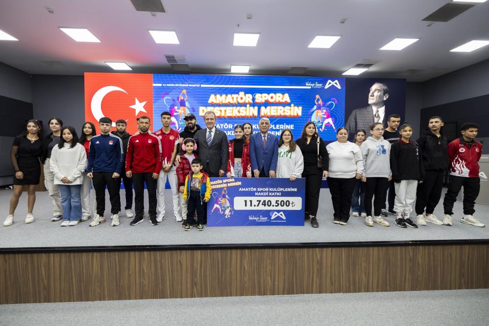Mersin Büyükşehir Belediyesi'nden Amatör Spor Kulüplerine Büyük Destek