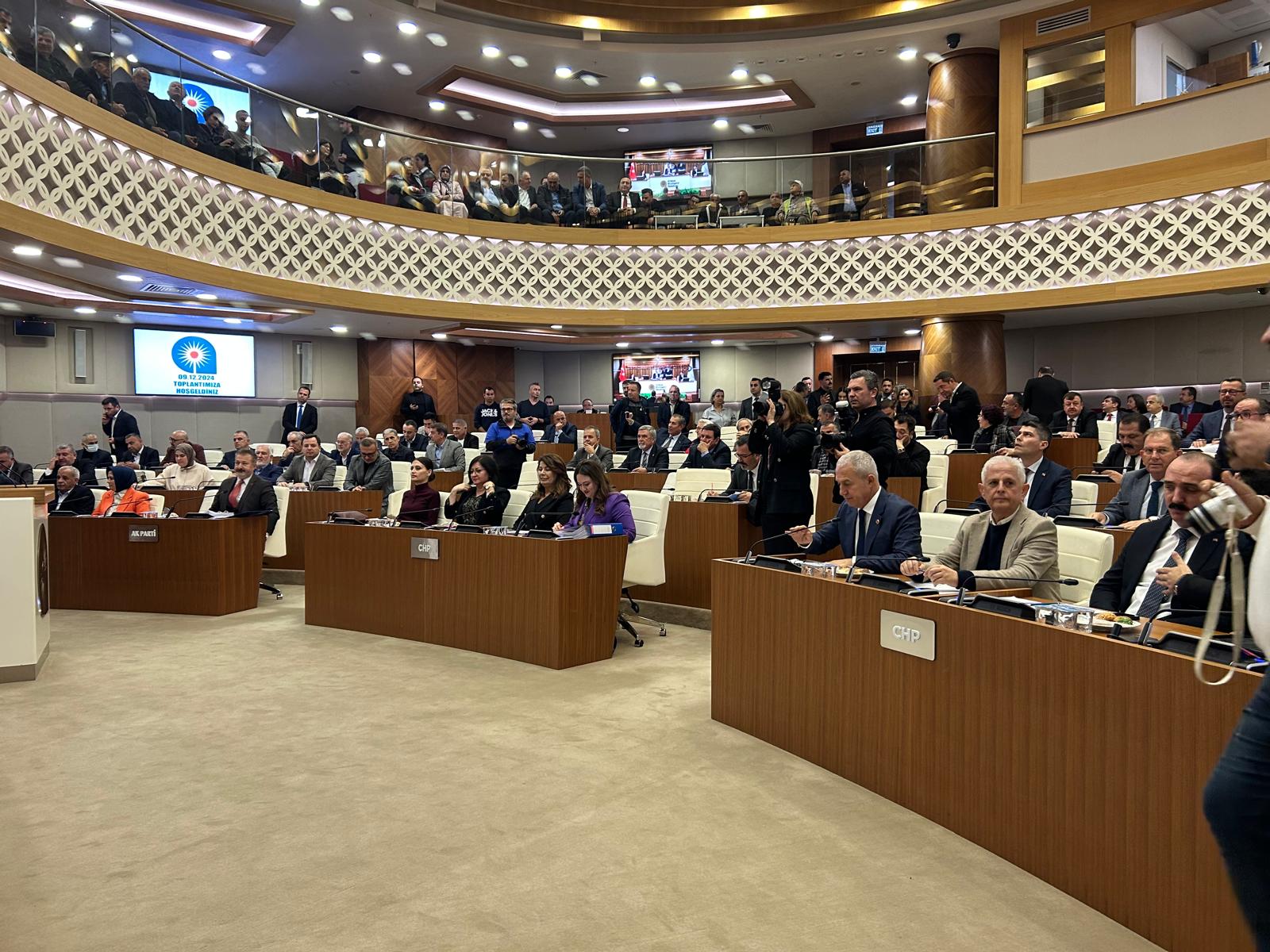 Antalya Büyükşehir Belediyesi Aralık Olağan Meclis Toplantısı Gerçekleşti