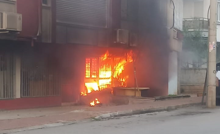 Güvenlikteki Yangın Korkuttu
