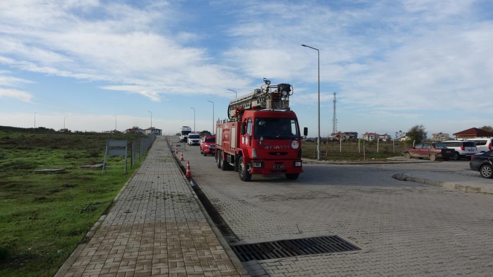 Manavgat Cezaevinde Yangın Tatbikatı