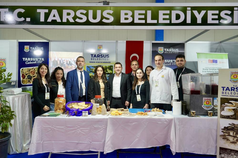 Tarsus Belediyesi'nin Mersin Tarım Fuarı'ndaki Stant İlgi Gördü
