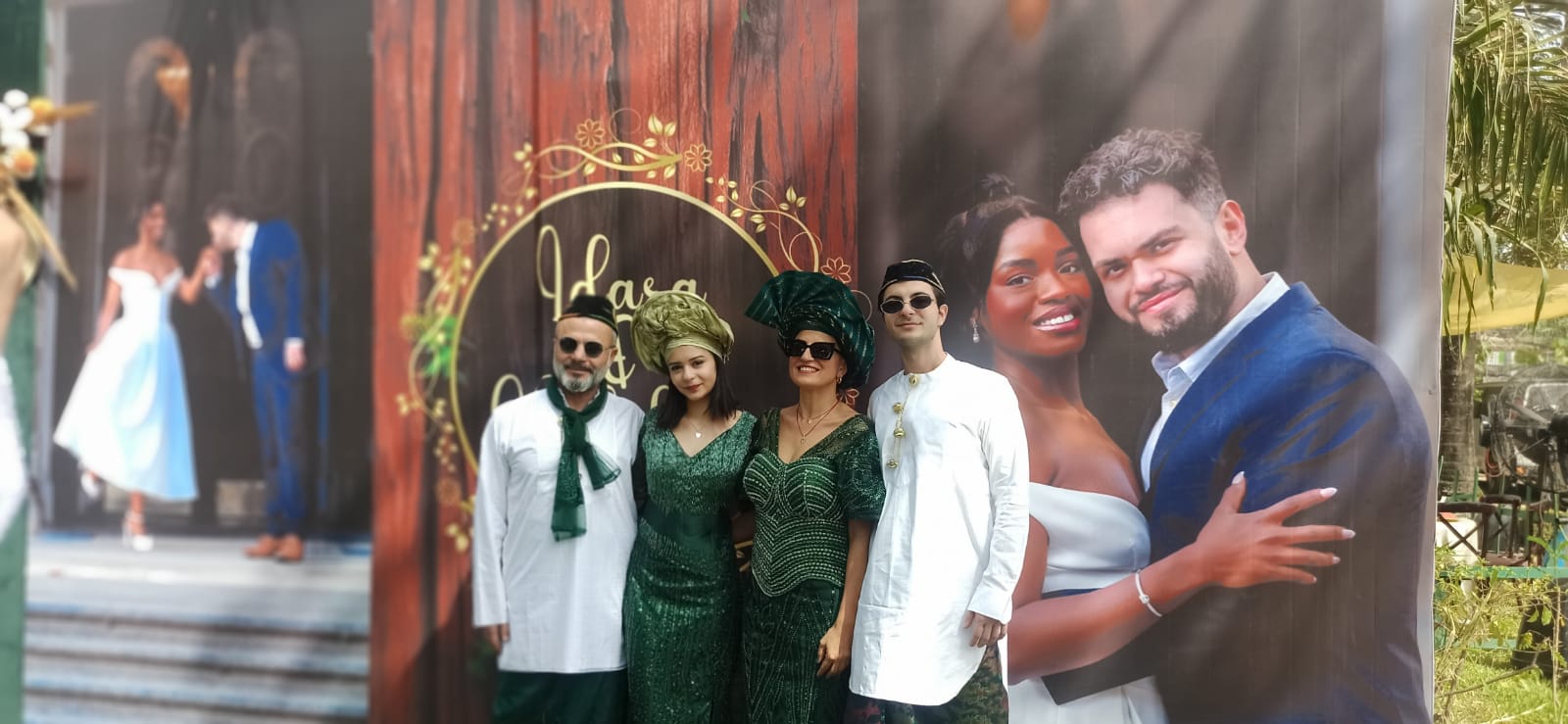 Ewang ve Yeni ailesinin mutlu günü! Idara ve Batuhan Emre Nijerya'da dünya evine girdi